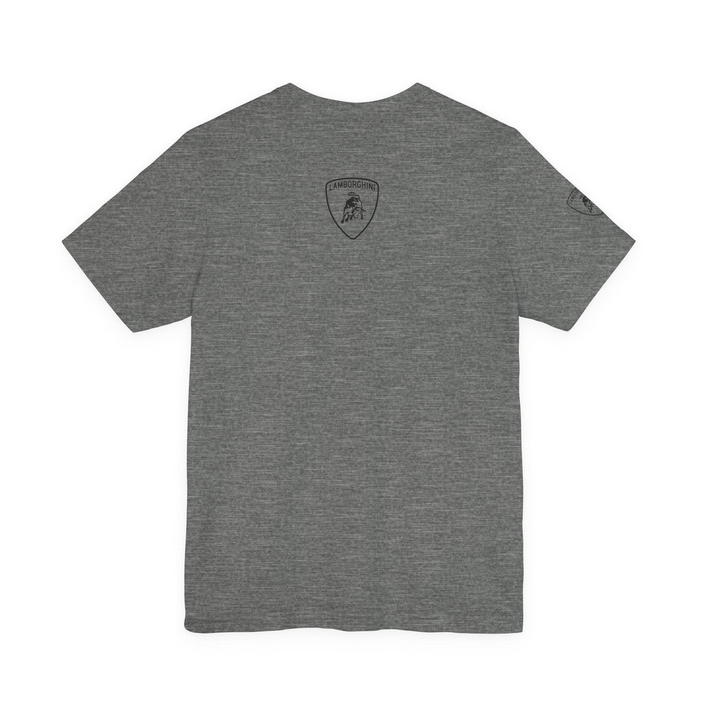 Lamborghini Script Logo Tee — Luxury Auto Logo T-Shirt - Etna Gift