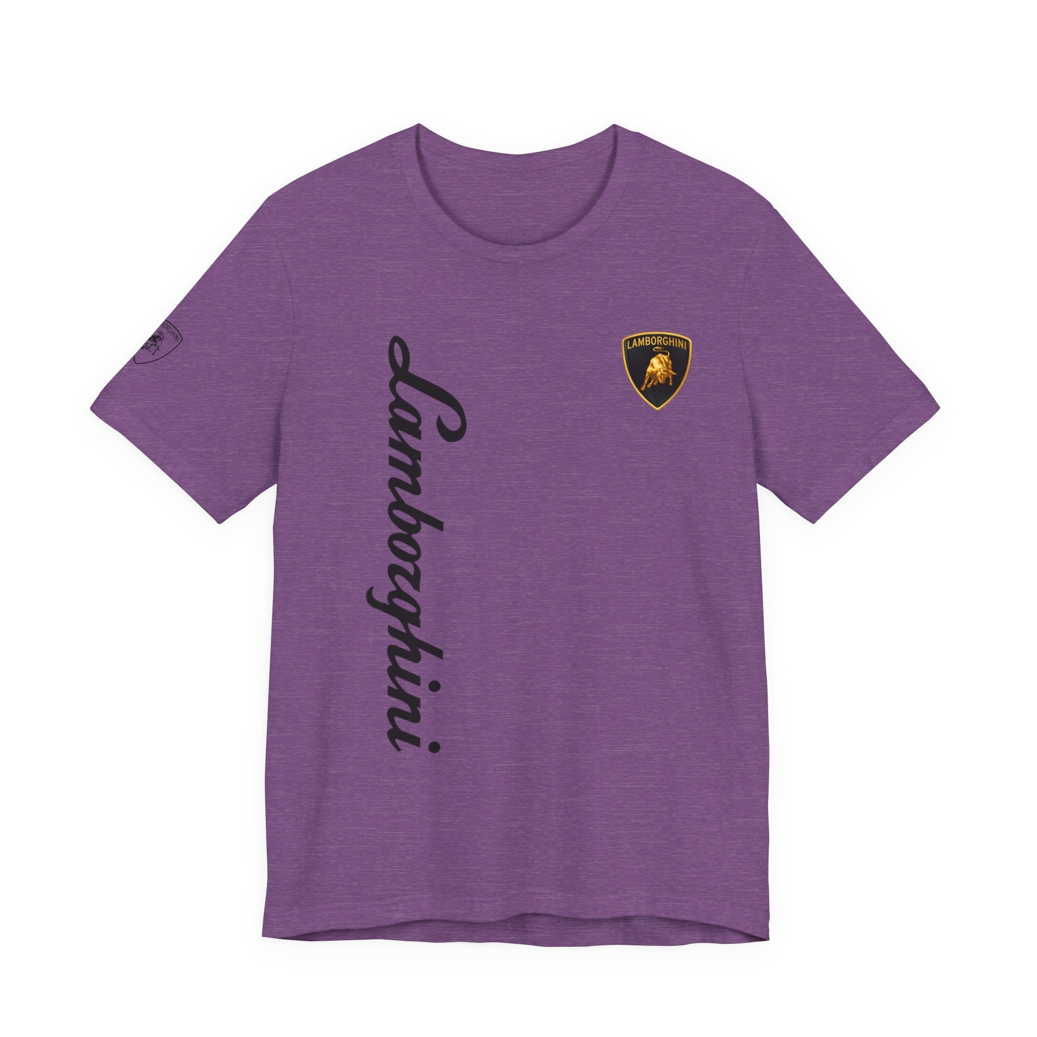 Lamborghini Script Logo Tee — Luxury Auto Logo T-Shirt - Etna Gift