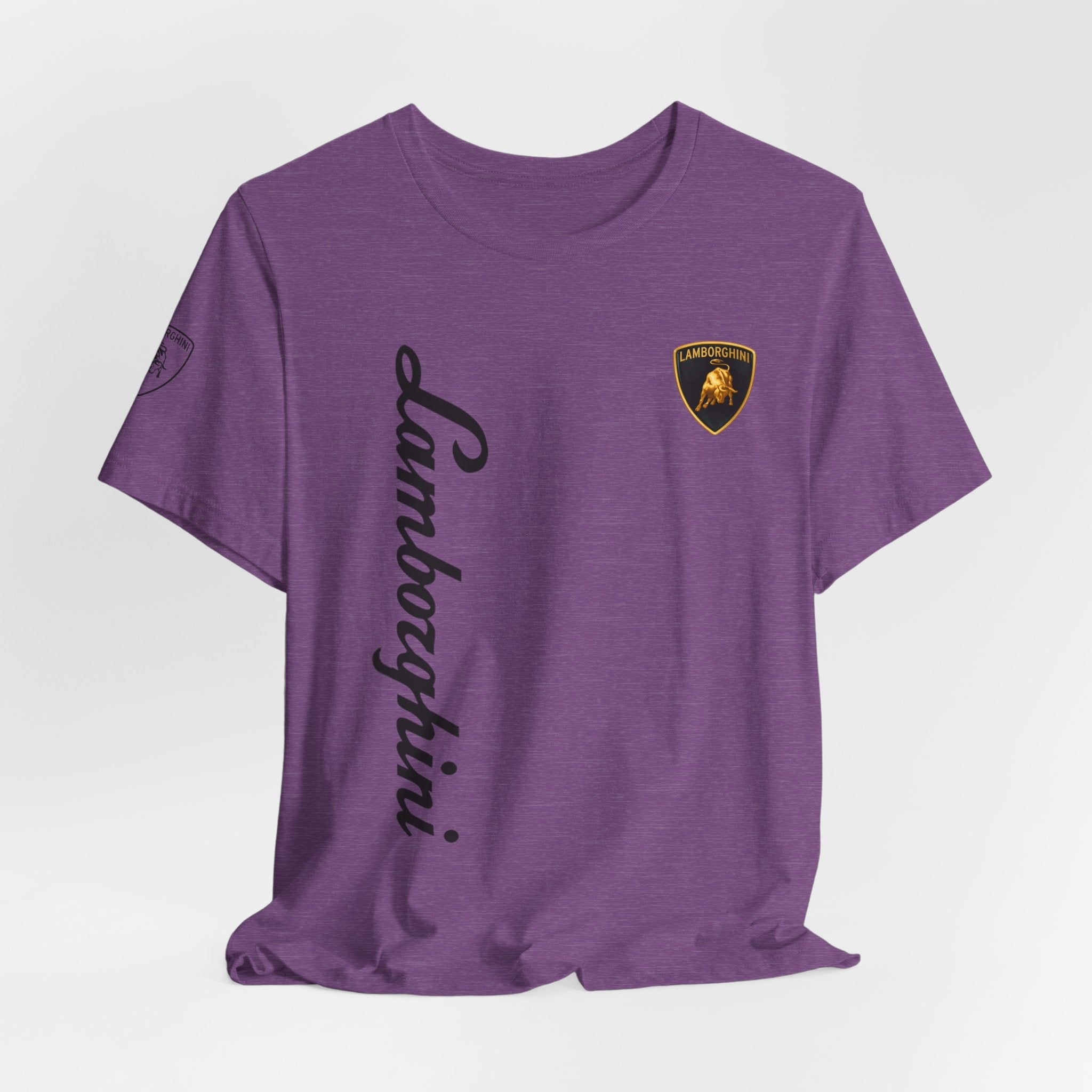Lamborghini Script Logo Tee — Luxury Auto Logo T-Shirt - Etna Gift