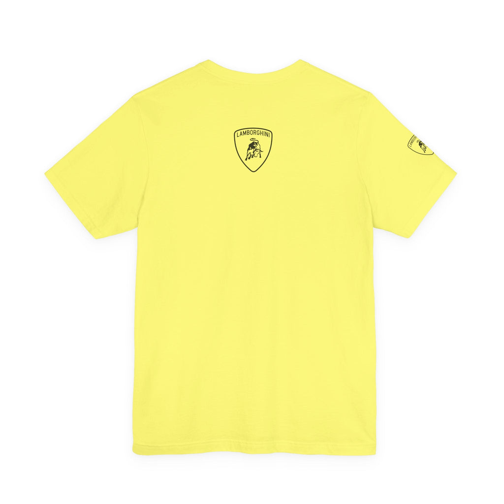 Lamborghini Script Logo Tee — Luxury Auto Logo T-Shirt - Etna Gift