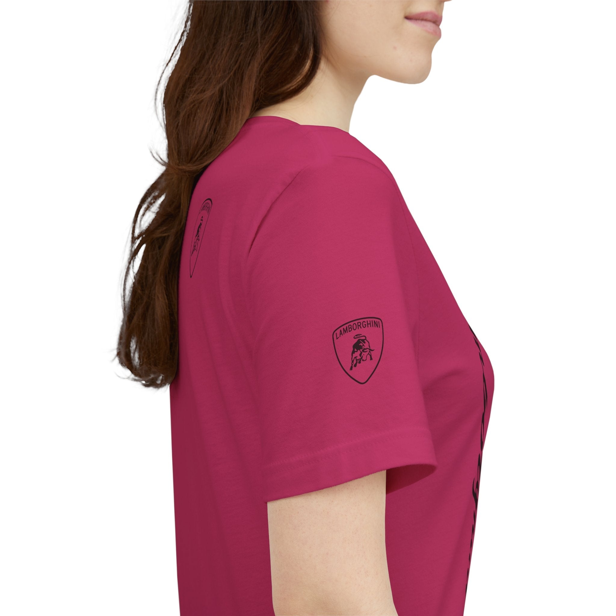 Lamborghini Script Logo Tee — Luxury Auto Logo T-Shirt - Etna Gift