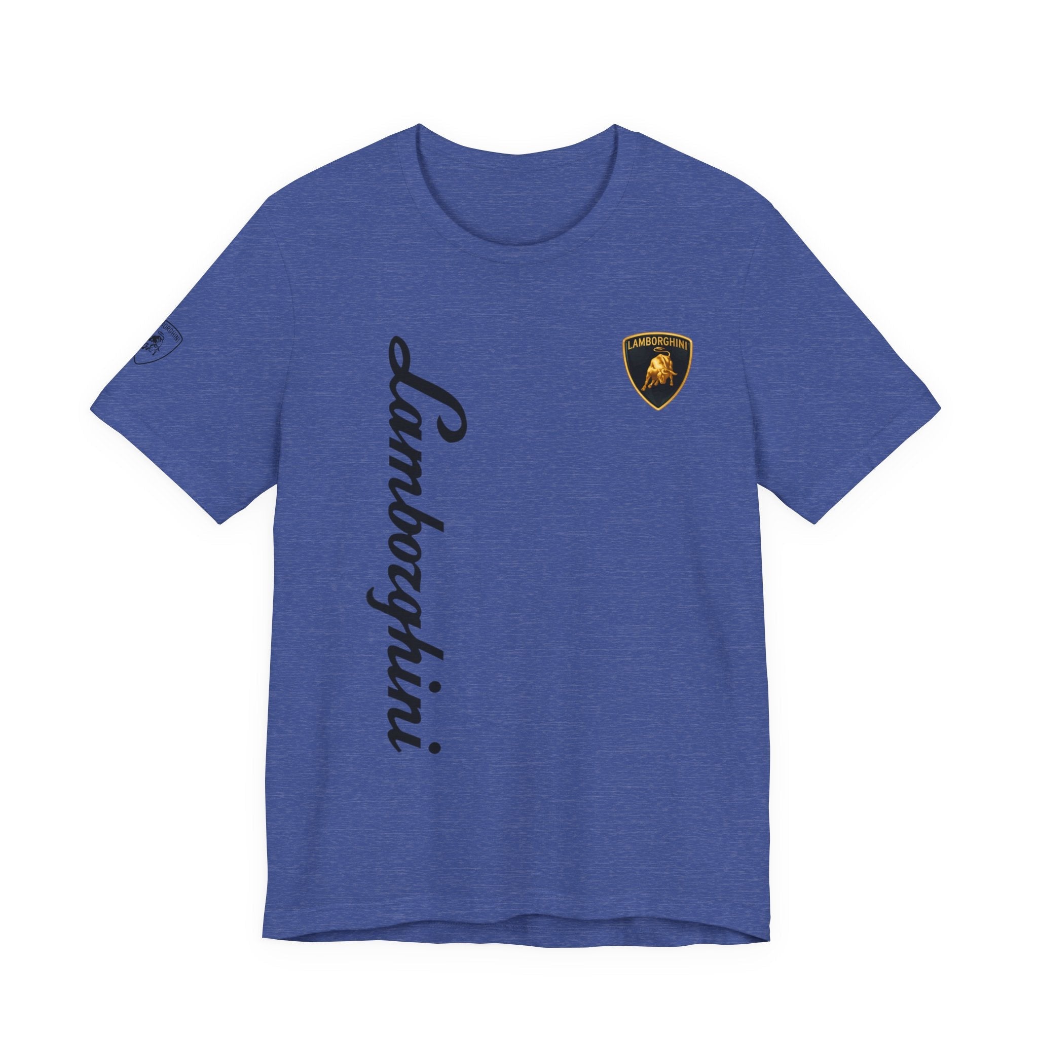 Lamborghini Script Logo Tee — Luxury Auto Logo T-Shirt - Etna Gift