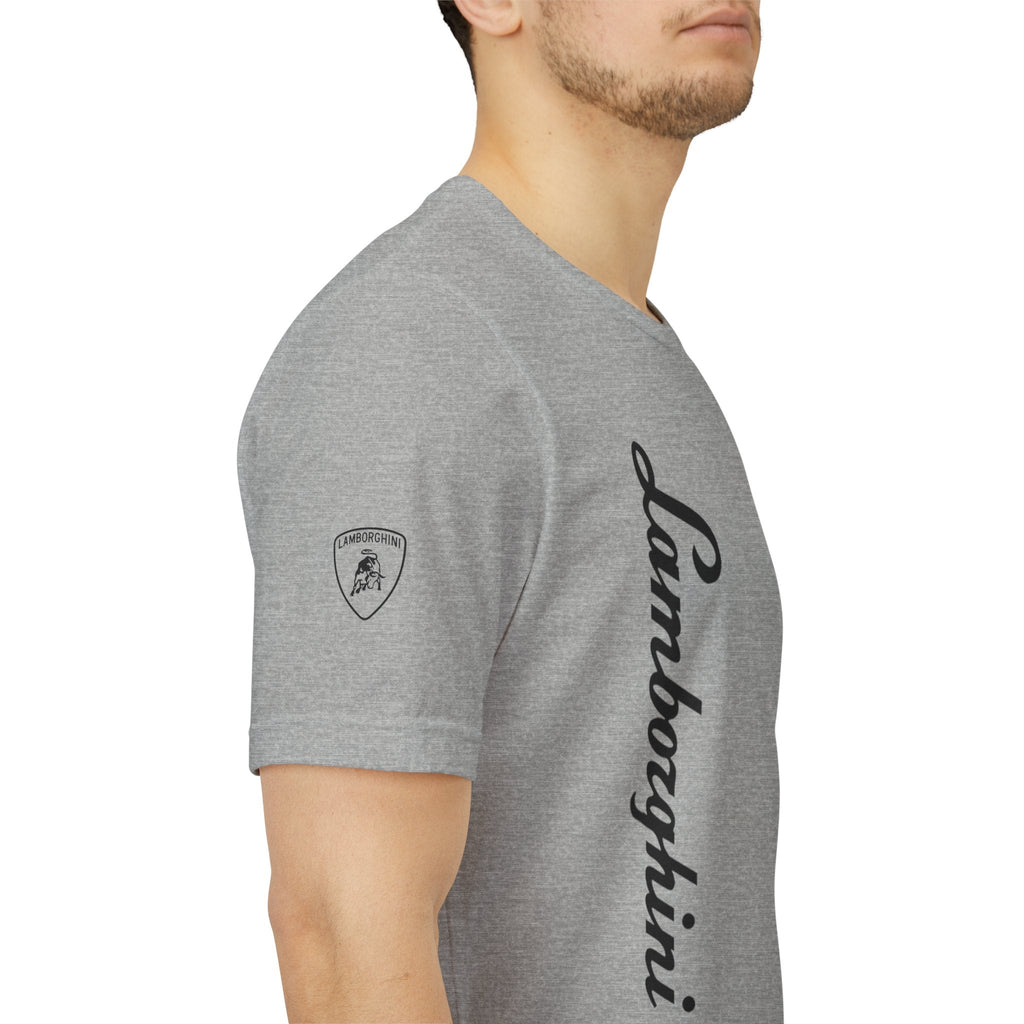 Lamborghini Script Logo Tee — Luxury Auto Logo T-Shirt - Etna Gift