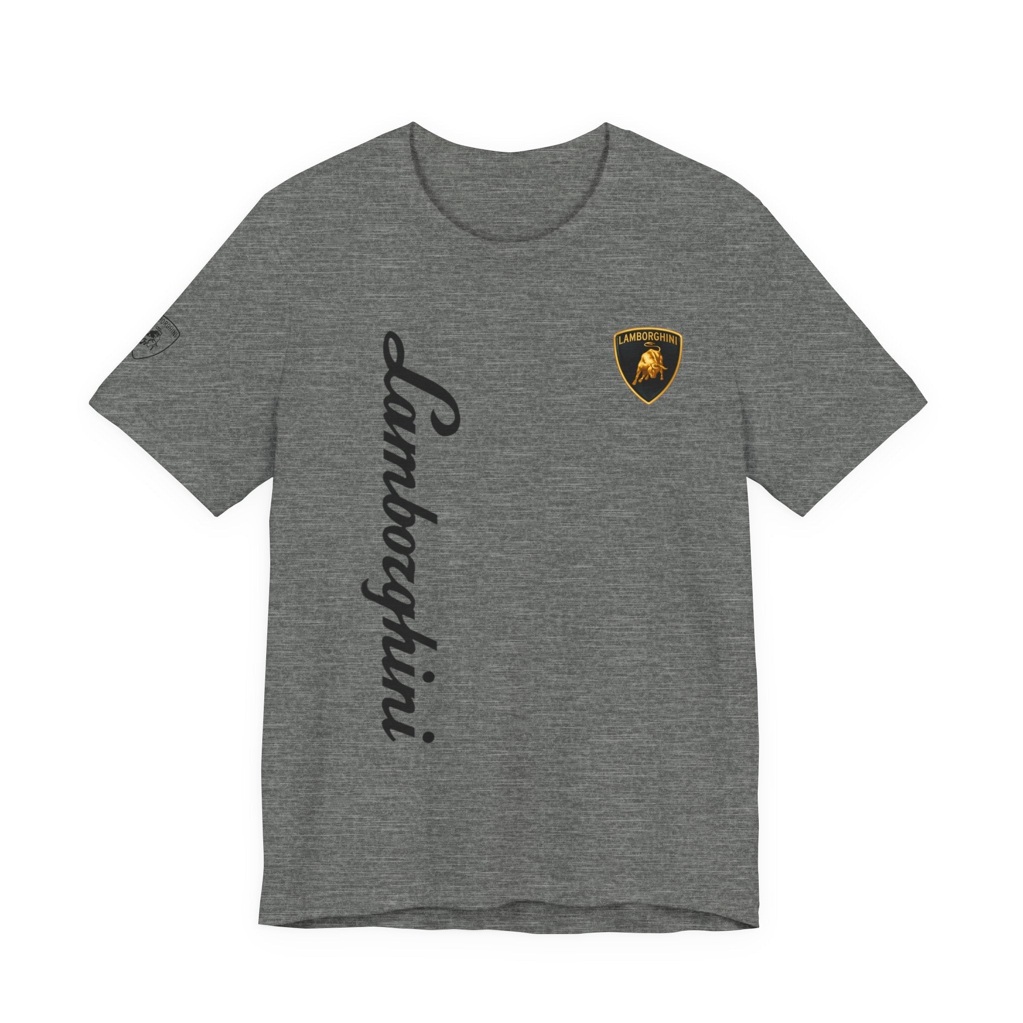Lamborghini Script Logo Tee — Luxury Auto Logo T-Shirt - Etna Gift