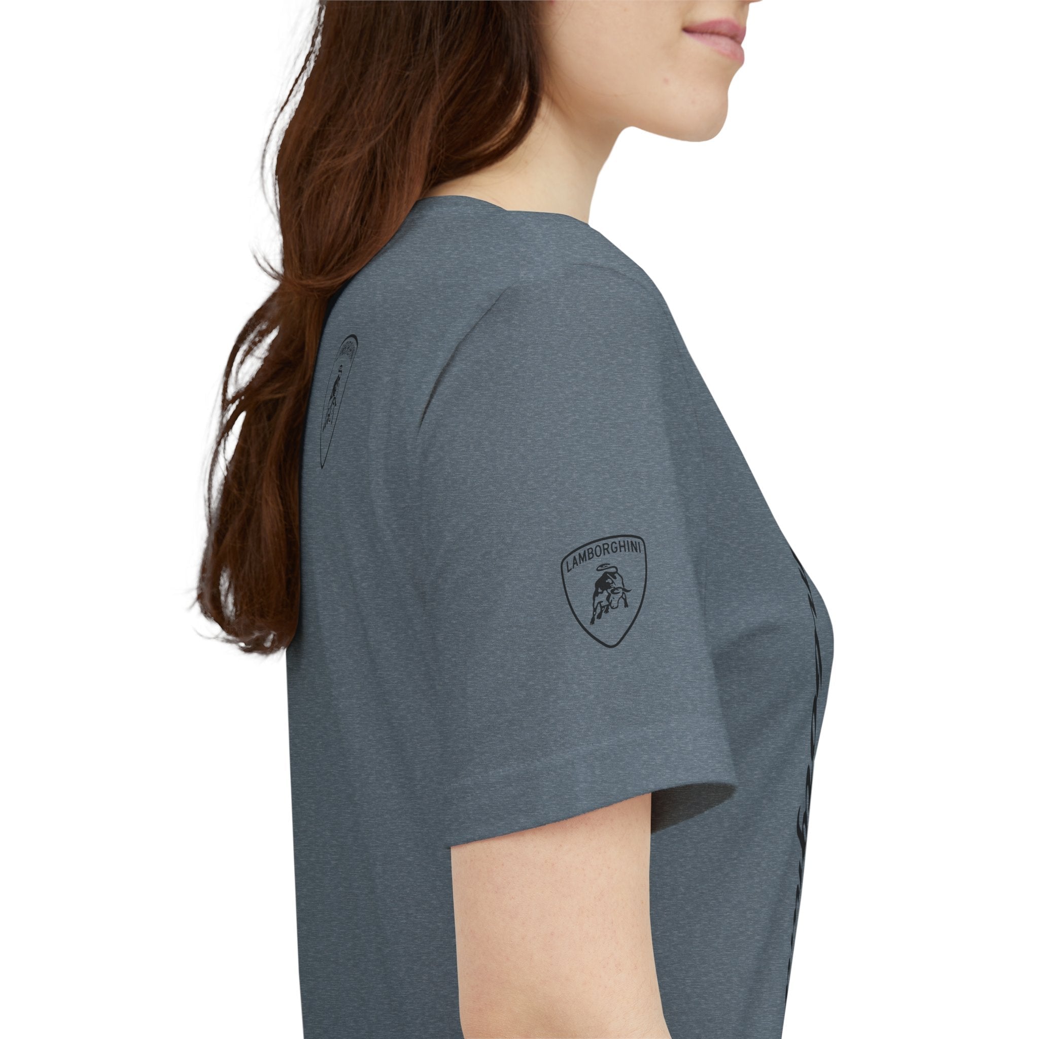 Lamborghini Script Logo Tee — Luxury Auto Logo T-Shirt - Etna Gift