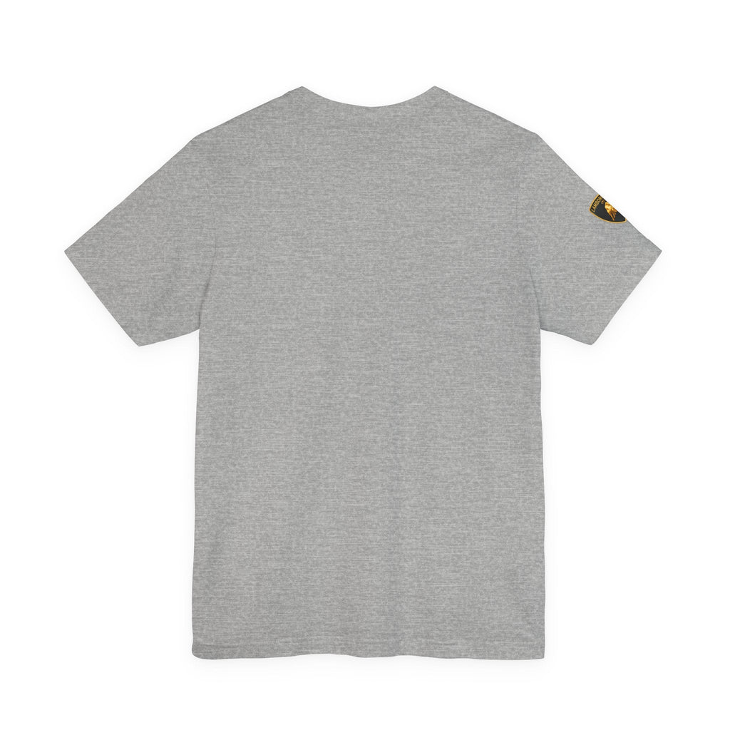 Lamborghini Shield Logo Tee — White Short Sleeve Car Enthusiast T-Shirt - Etna Gift