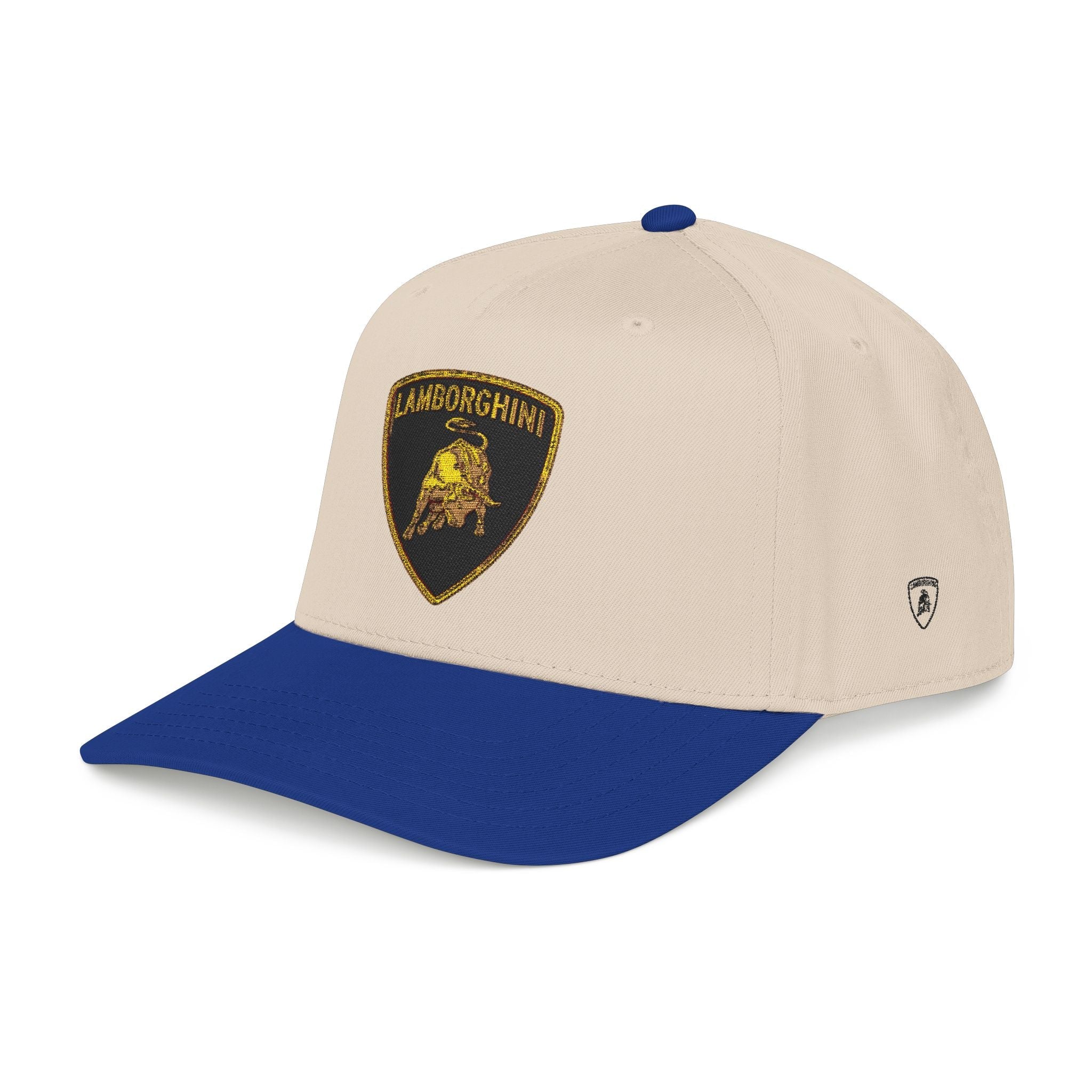 Lamborghini Shield Mid-Profile Baseball Cap — Luxury Logo Patch Hat - Etna Gift
