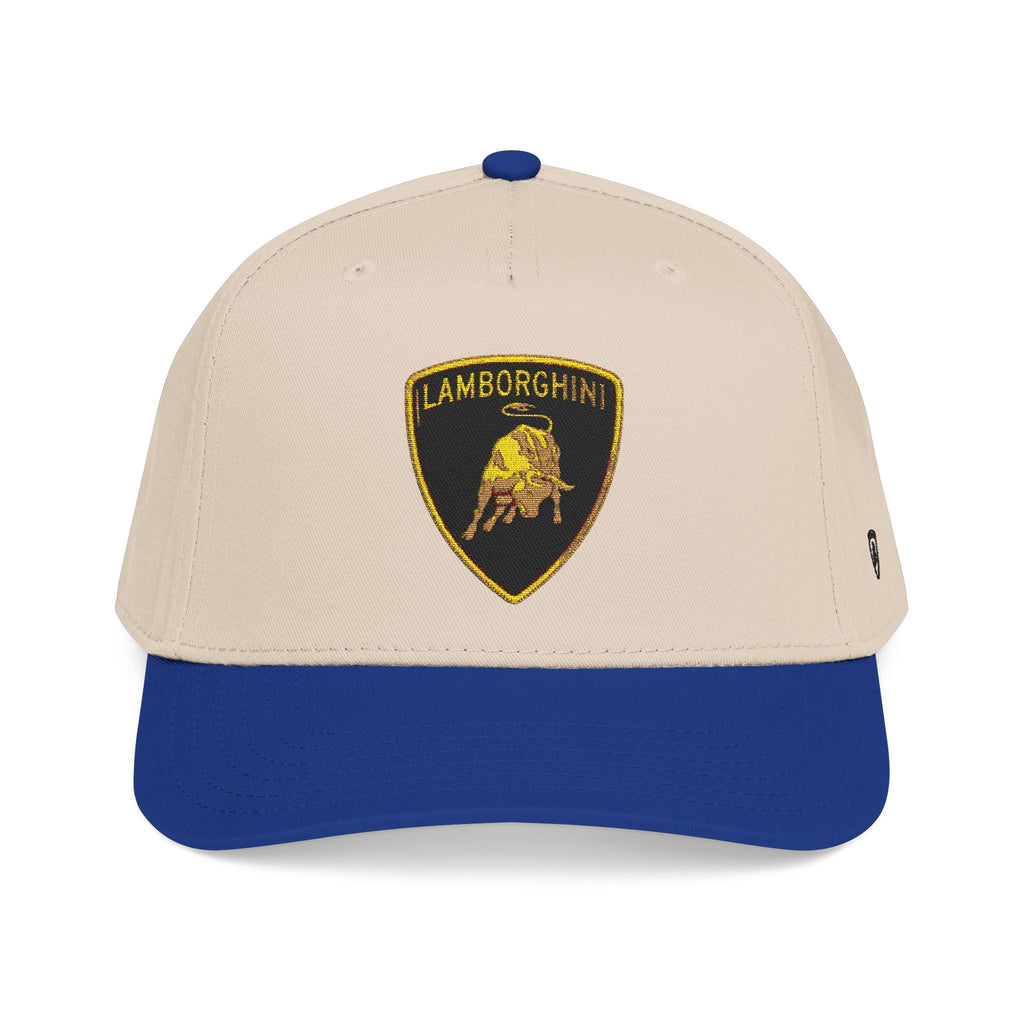 Lamborghini Shield Mid-Profile Baseball Cap — Luxury Logo Patch Hat - Etna Gift