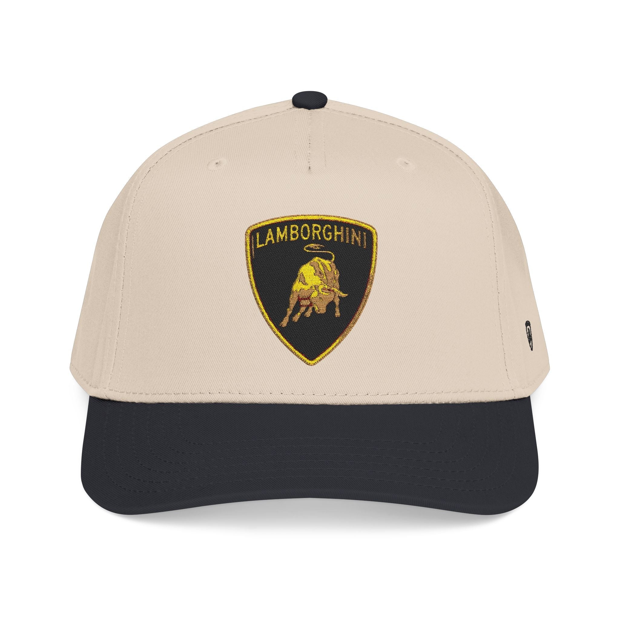 Lamborghini Shield Mid-Profile Baseball Cap — Luxury Logo Patch Hat - Etna Gift