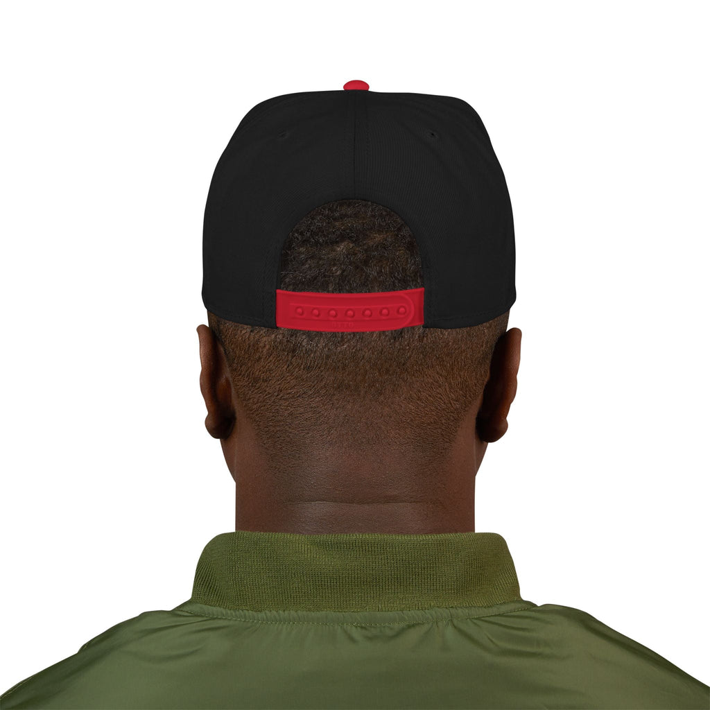 Las Vegas Raiders Black & Red Snapback Hat - Etna Gift