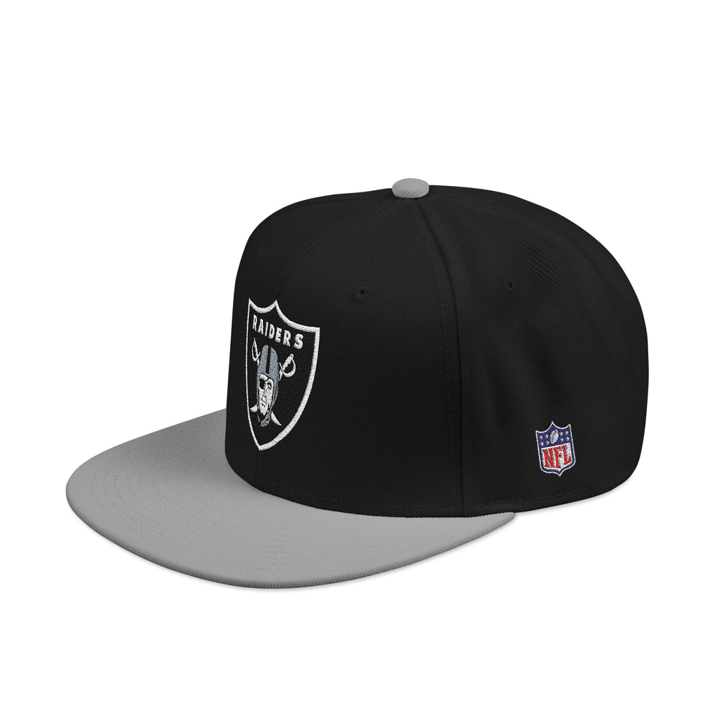 Las Vegas Raiders Black & Red Snapback Hat - Etna Gift