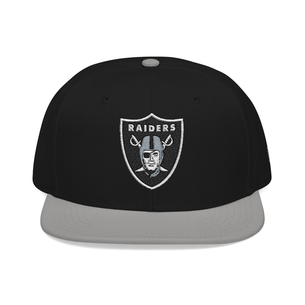 Las Vegas Raiders Black & Red Snapback Hat - Etna Gift