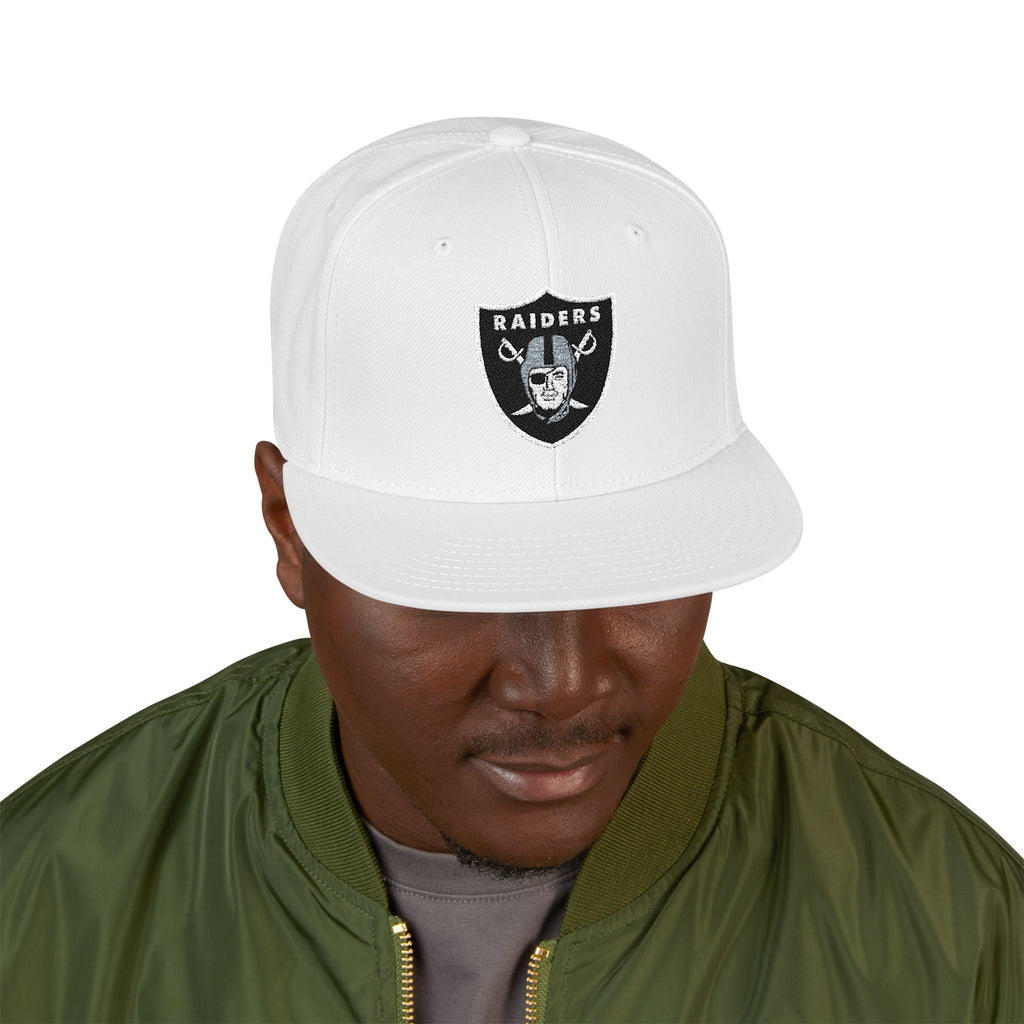 Las Vegas Raiders Black & Red Snapback Hat - Etna Gift