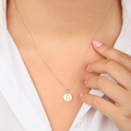 Letter necklace 925 sterling silver letter necklace - Etna Gift