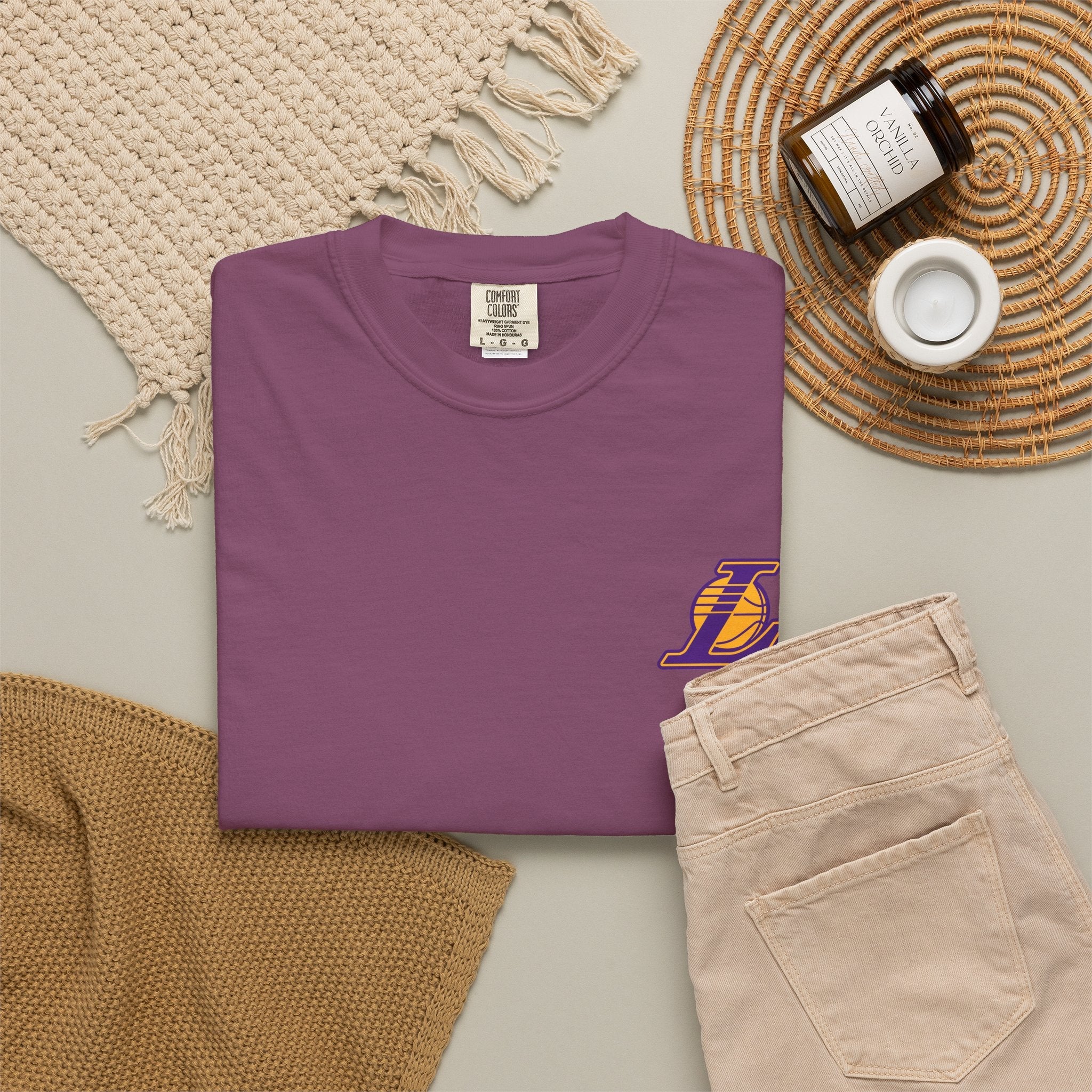 Los Angeles Lakers Basketball Logo T-Shirt - Etna Gift