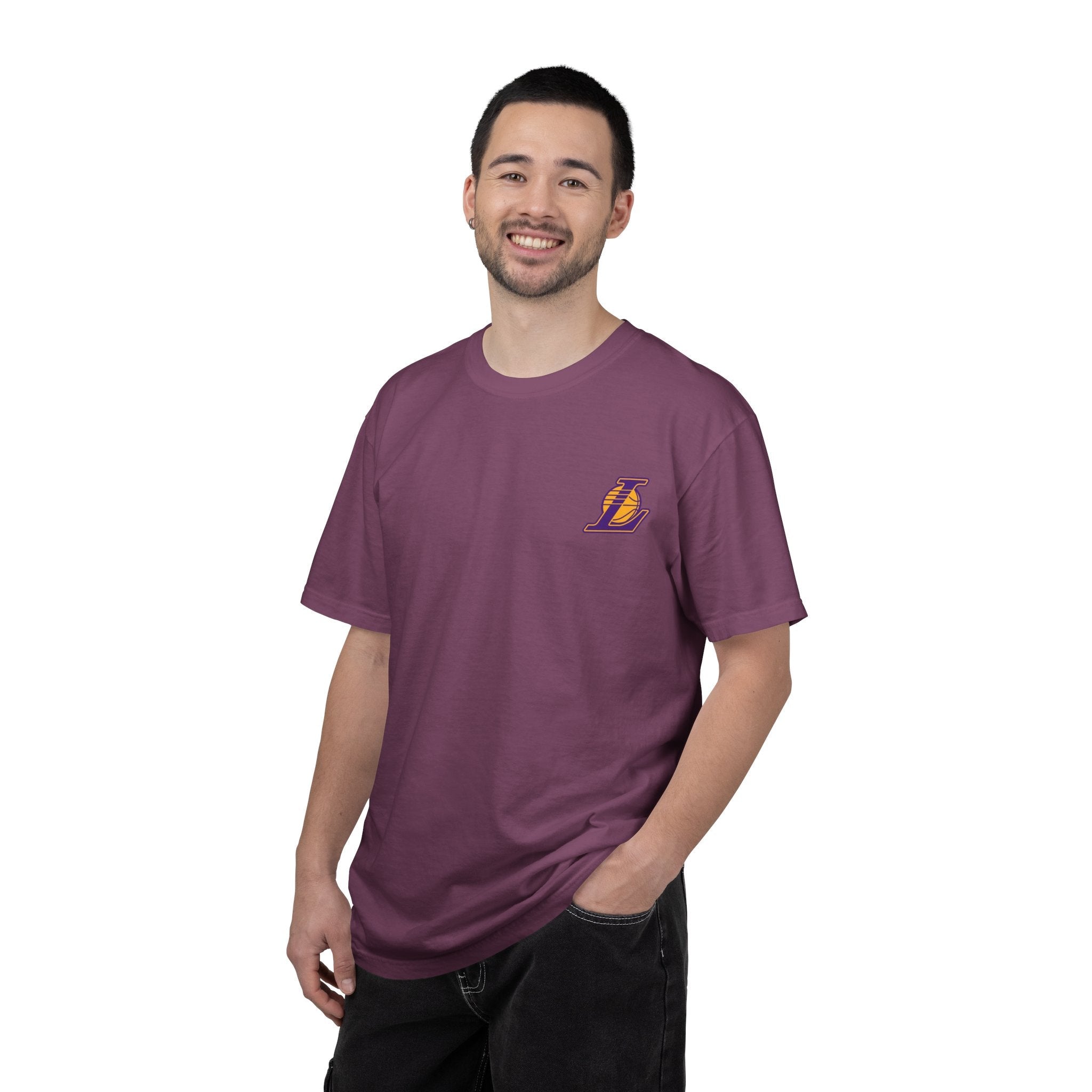 Los Angeles Lakers Basketball Logo T-Shirt - Etna Gift