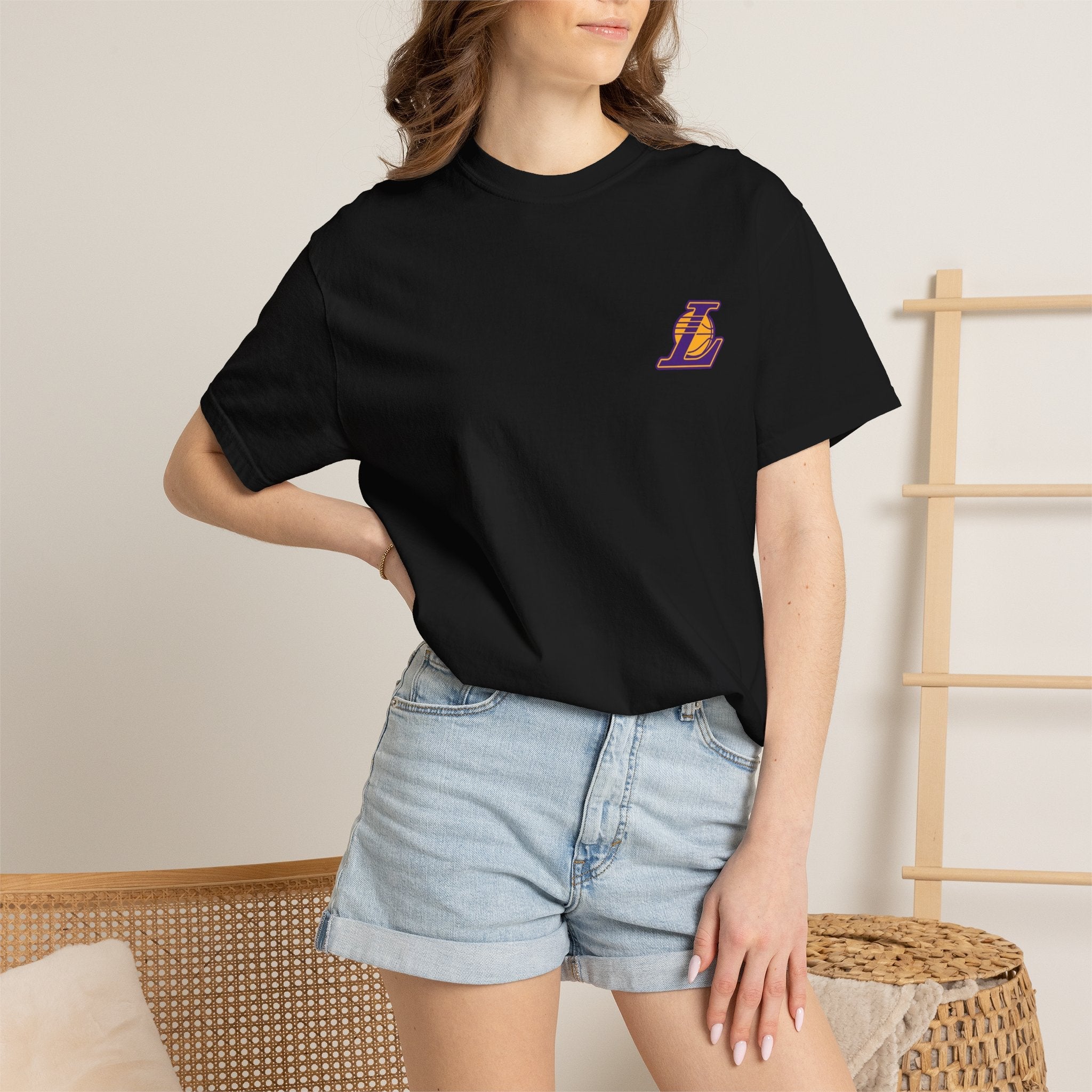 Los Angeles Lakers Basketball Logo T-Shirt - Etna Gift