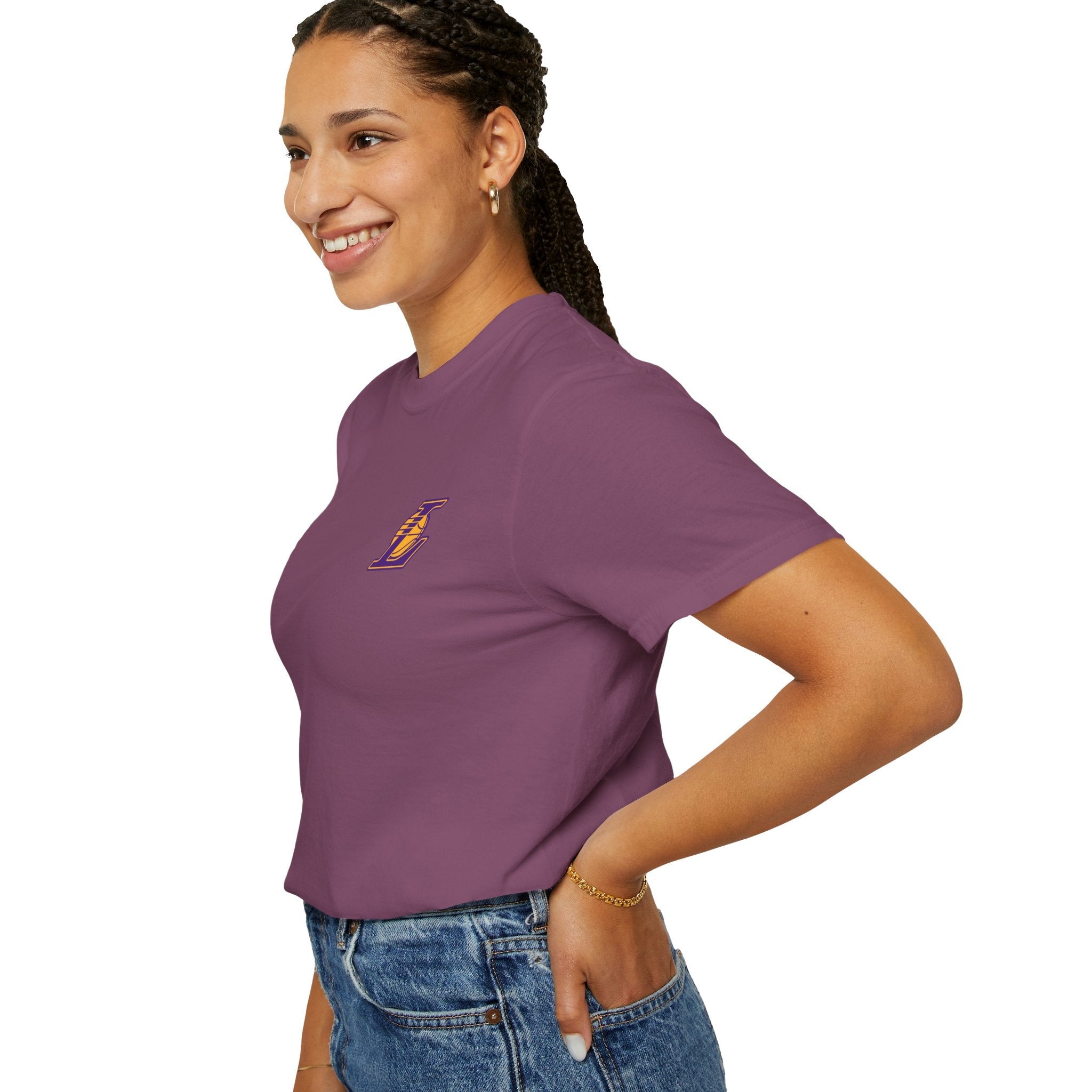 Los Angeles Lakers Basketball Logo T-Shirt - Etna Gift