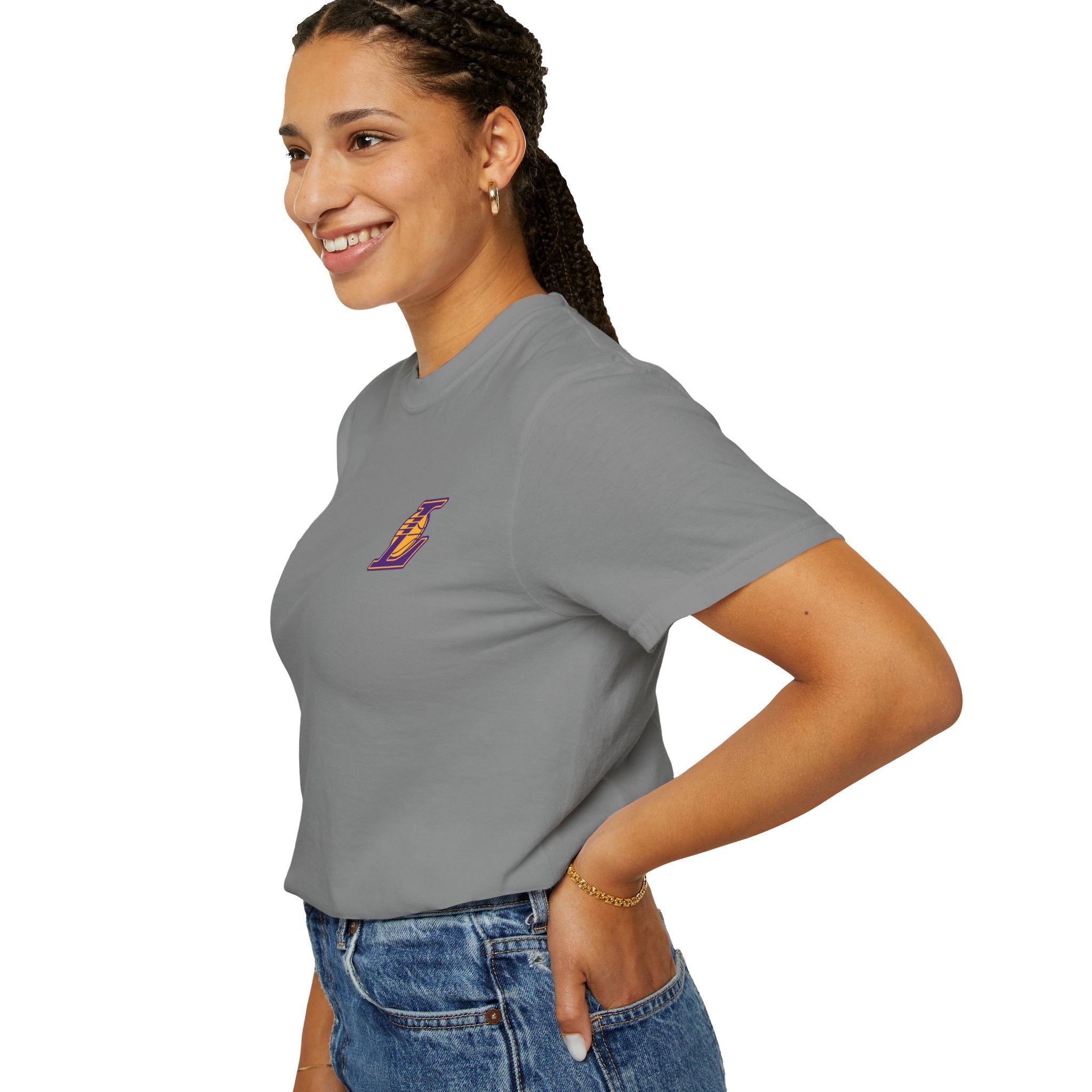 Los Angeles Lakers Basketball Logo T-Shirt - Etna Gift