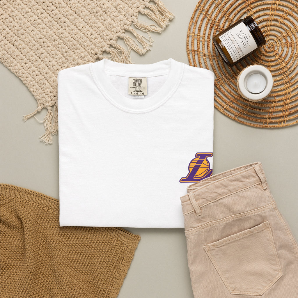 Los Angeles Lakers Basketball Logo T-Shirt - Etna Gift