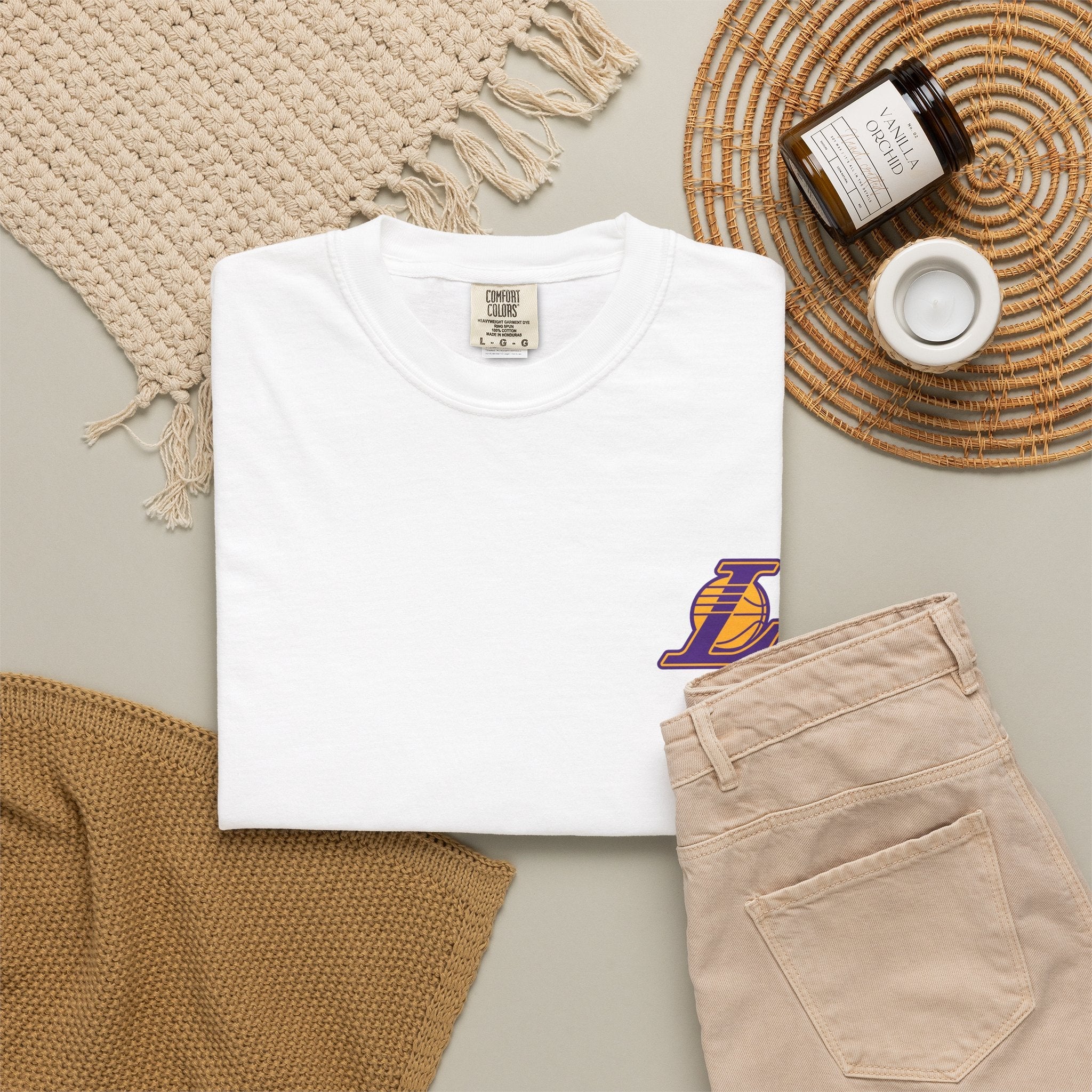 Los Angeles Lakers Basketball Logo T-Shirt - Etna Gift