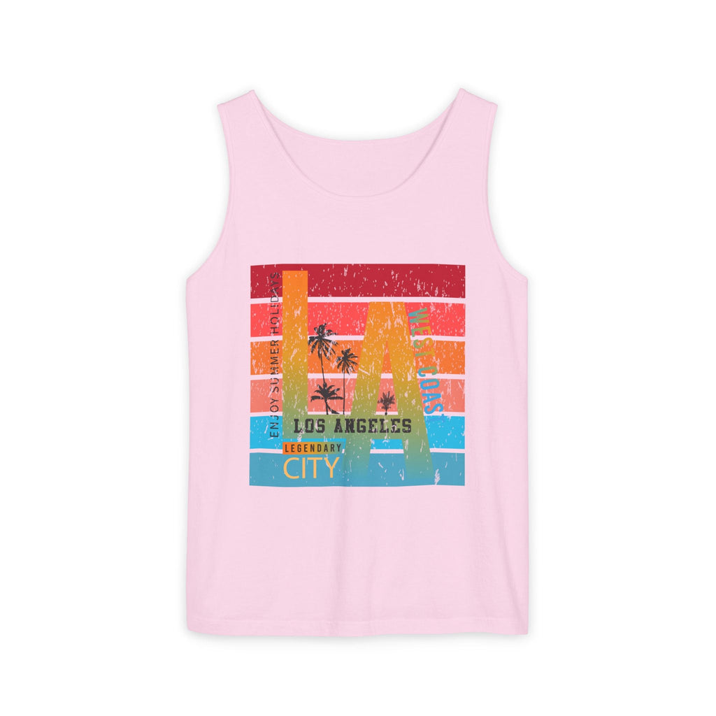 Los Angeles Retro Surf Tank Top Vintage Palm Beach Vibes - Etna Gift