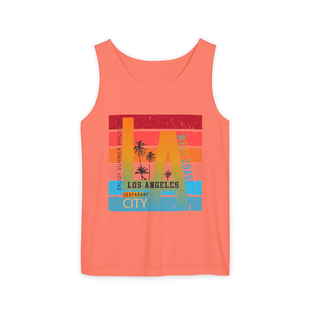 Los Angeles Retro Surf Tank Top Vintage Palm Beach Vibes - Etna Gift
