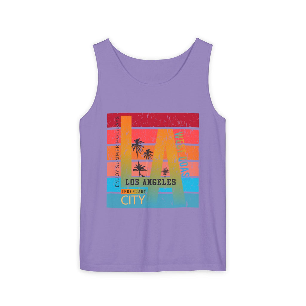 Los Angeles Retro Surf Tank Top Vintage Palm Beach Vibes - Etna Gift