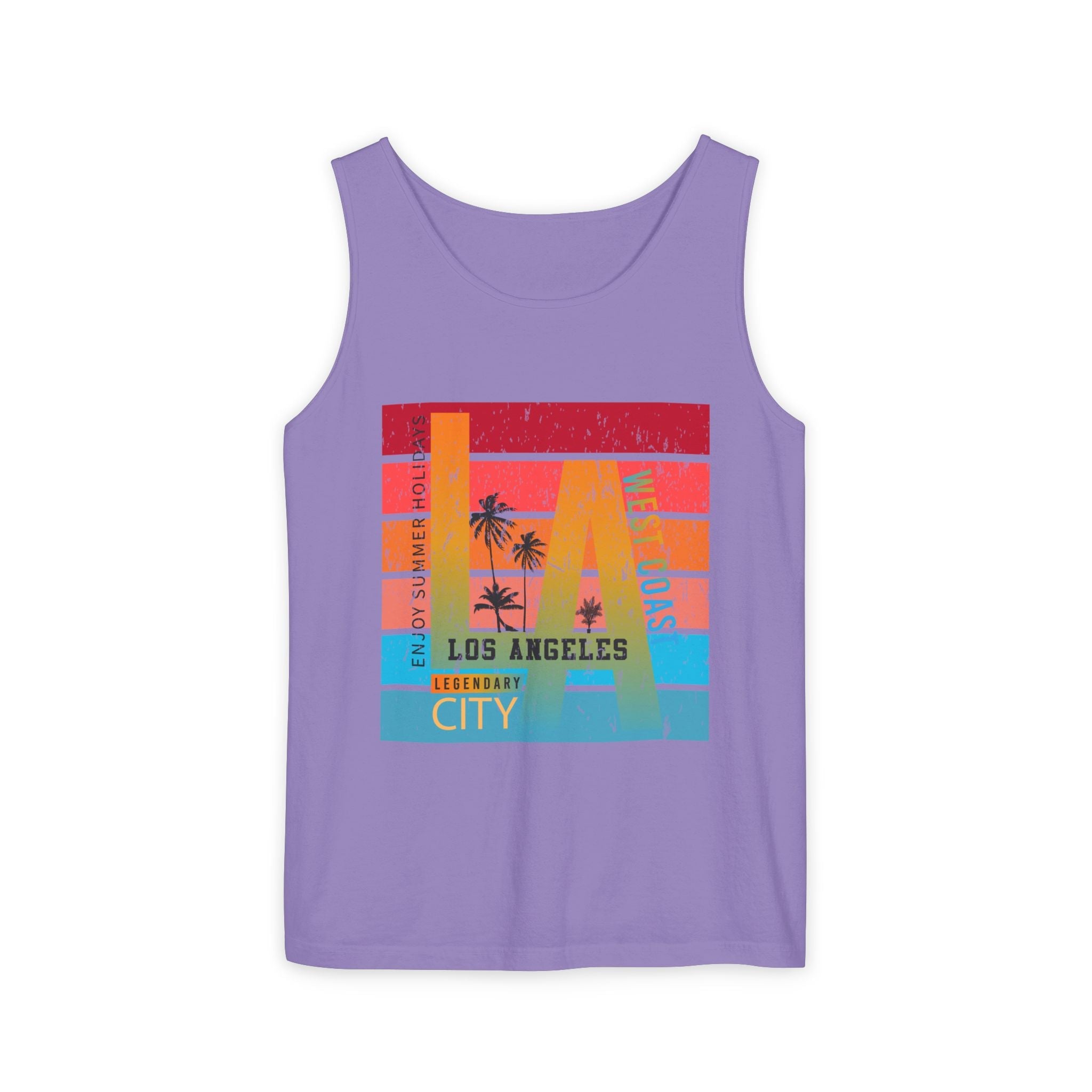 Los Angeles Retro Surf Tank Top Vintage Palm Beach Vibes - Etna Gift