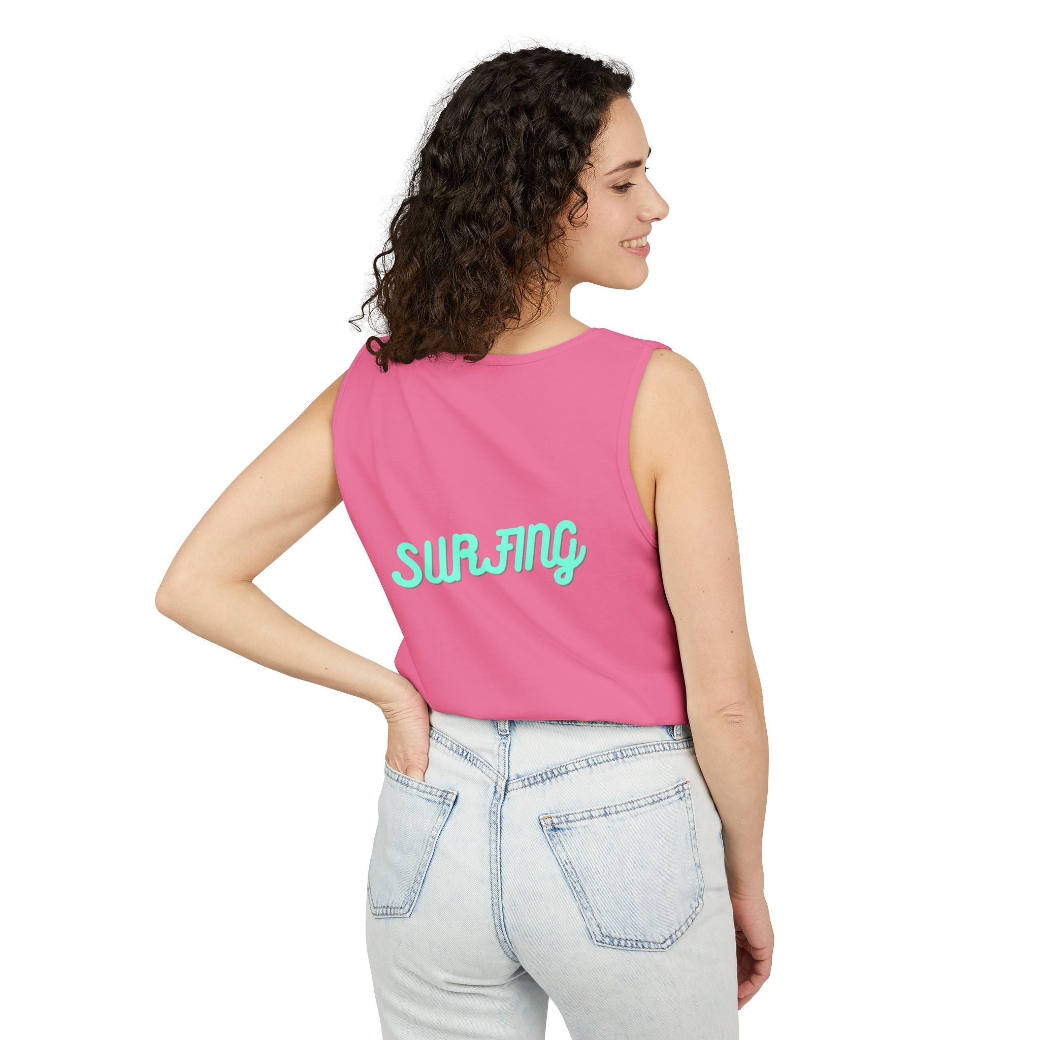 Los Angeles Retro Surf Tank Top Vintage Palm Beach Vibes - Etna Gift