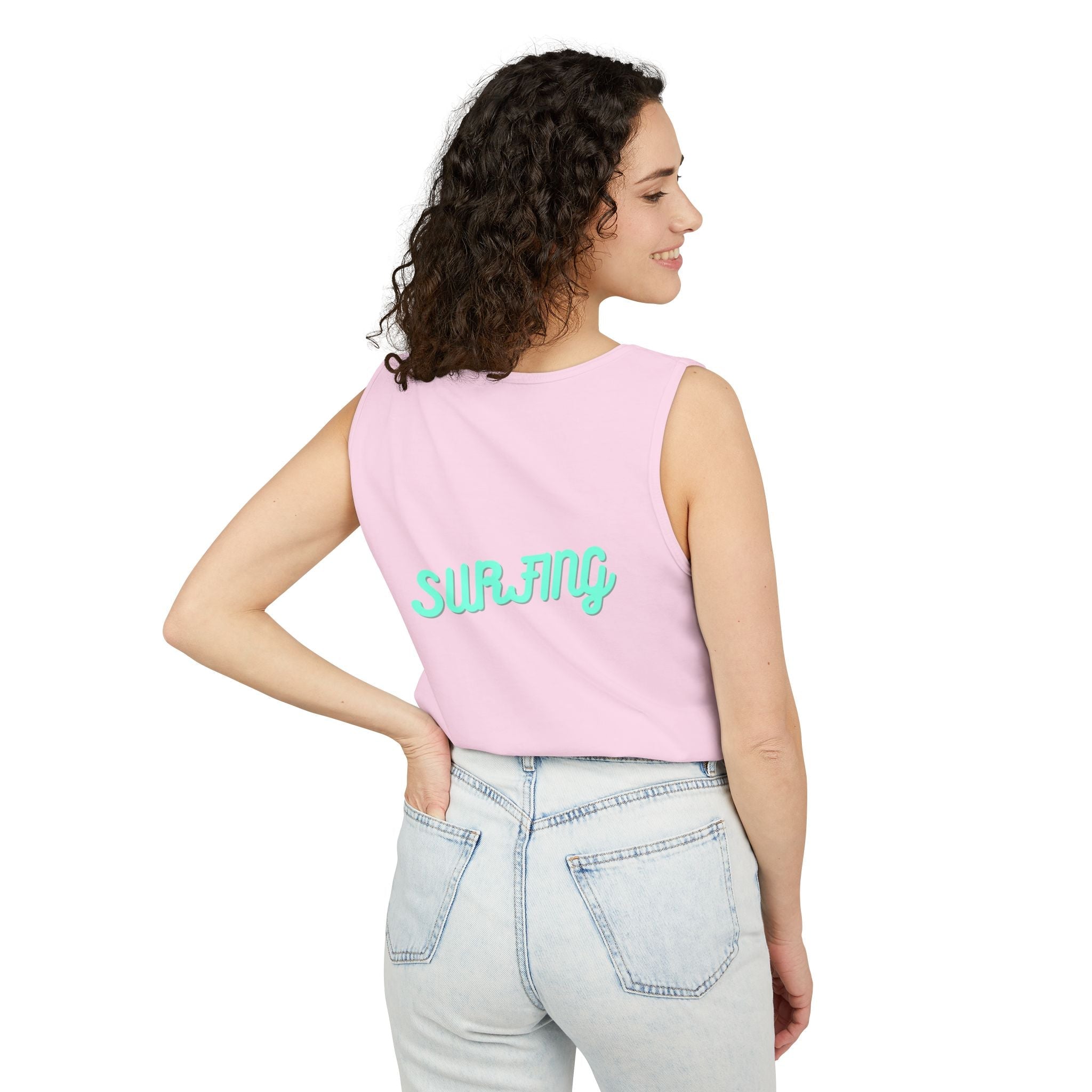 Los Angeles Retro Surf Tank Top Vintage Palm Beach Vibes - Etna Gift