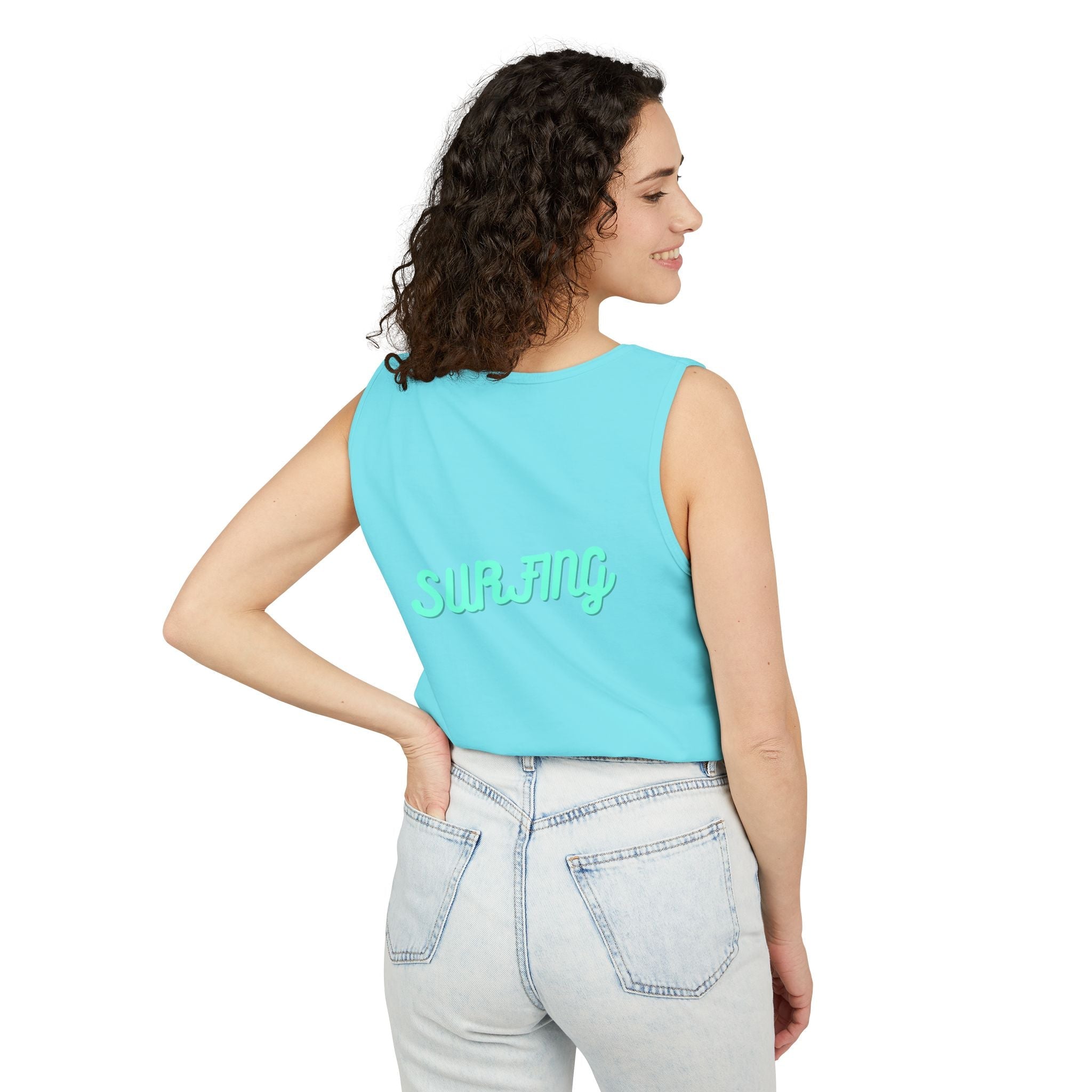 Los Angeles Retro Surf Tank Top Vintage Palm Beach Vibes - Etna Gift