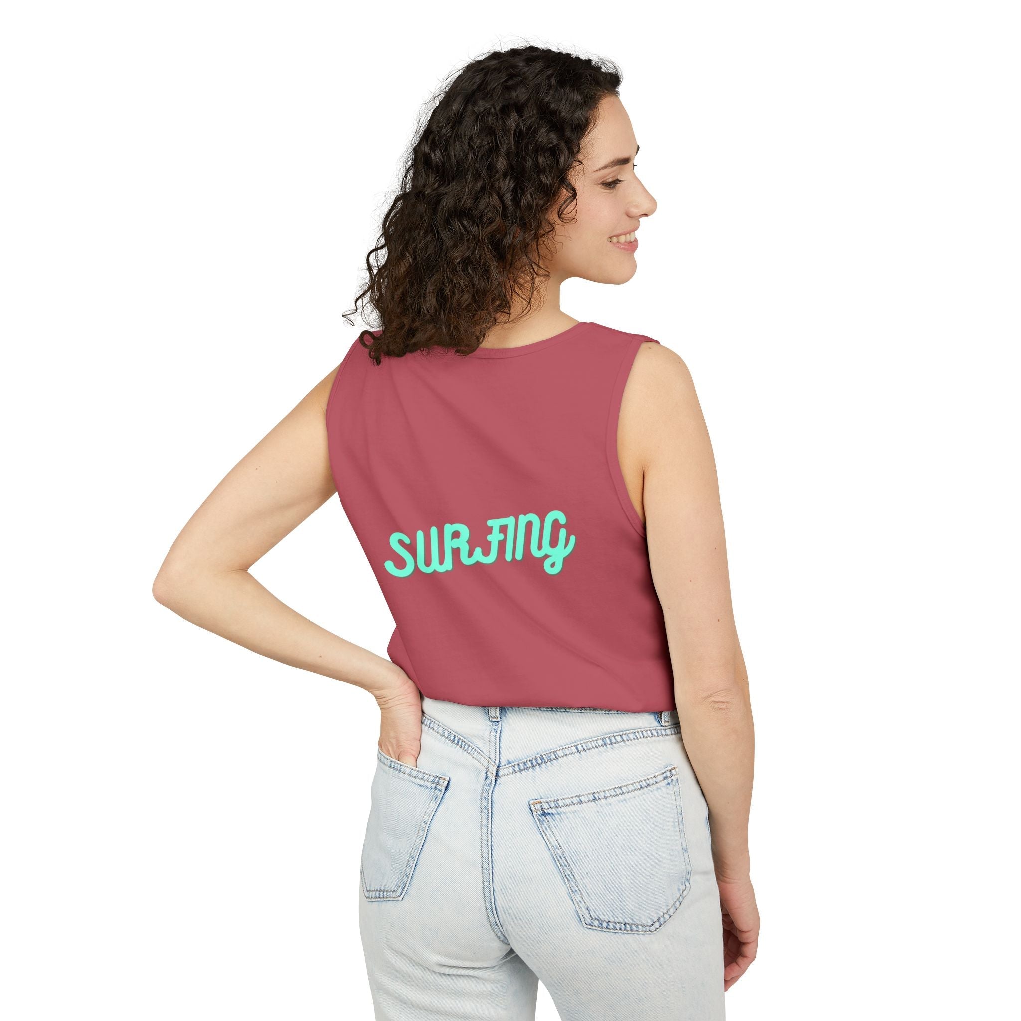 Los Angeles Retro Surf Tank Top Vintage Palm Beach Vibes - Etna Gift