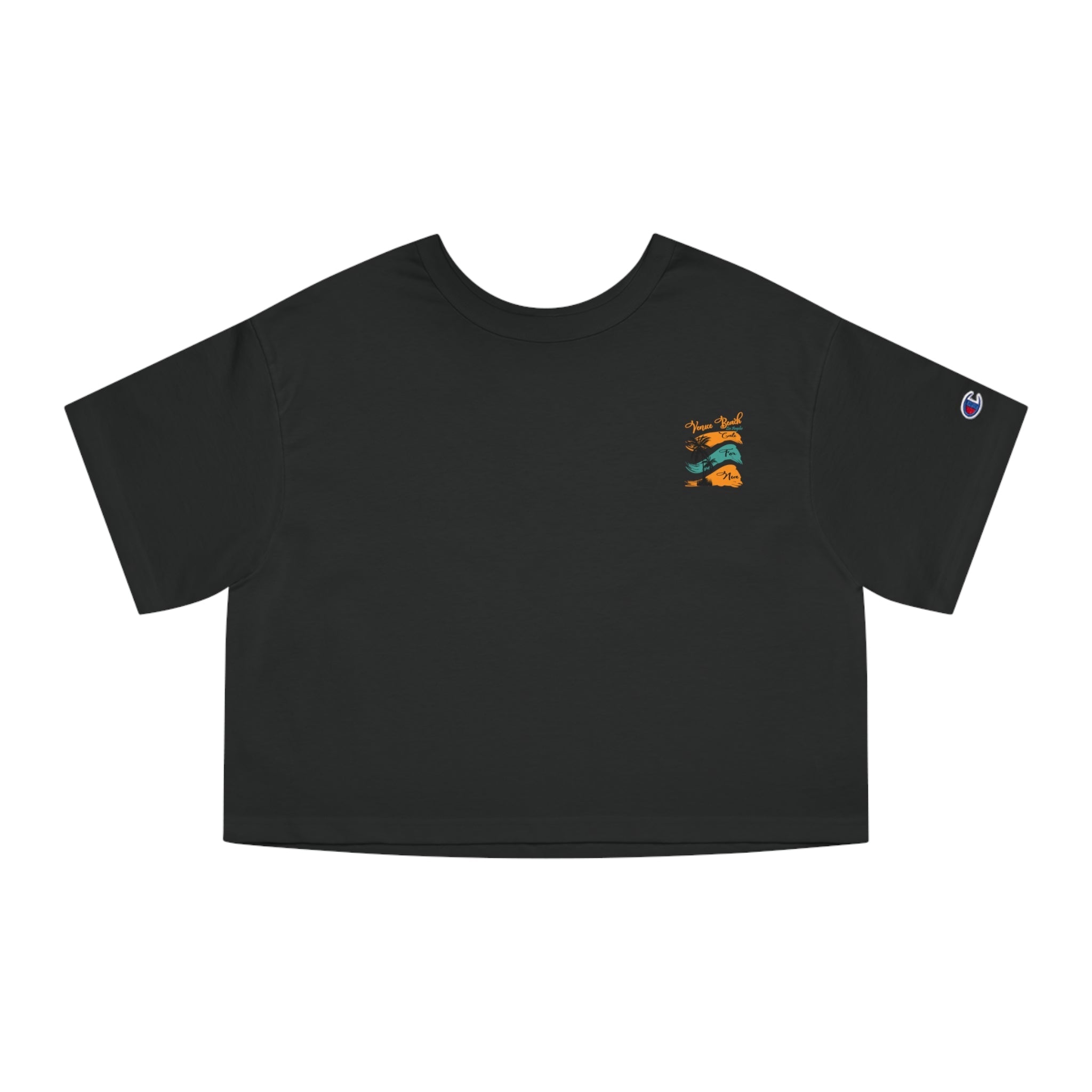 Los Angeles Vintage Sunset Crop Tee - Etna Gift