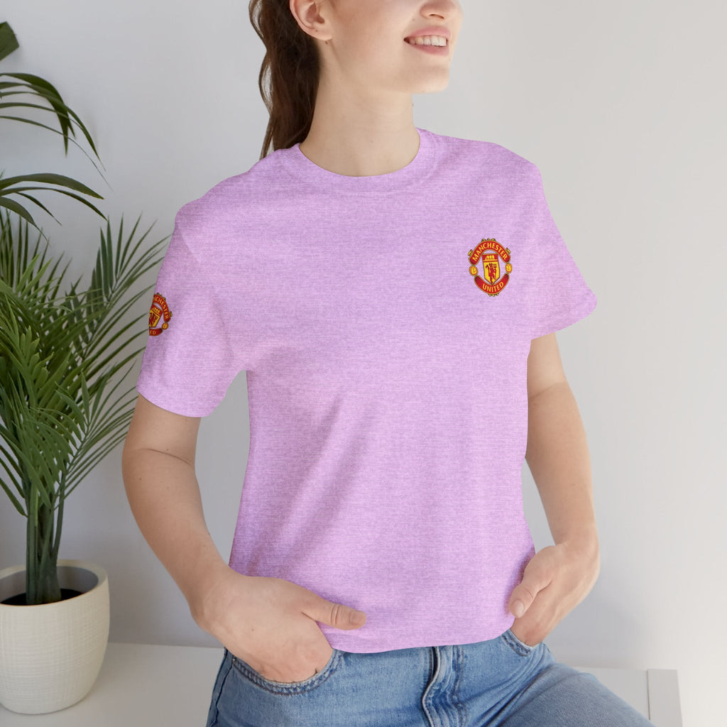 Manchester United Crest T-Shirt Soccer Club Logo Tee - Etna Gift