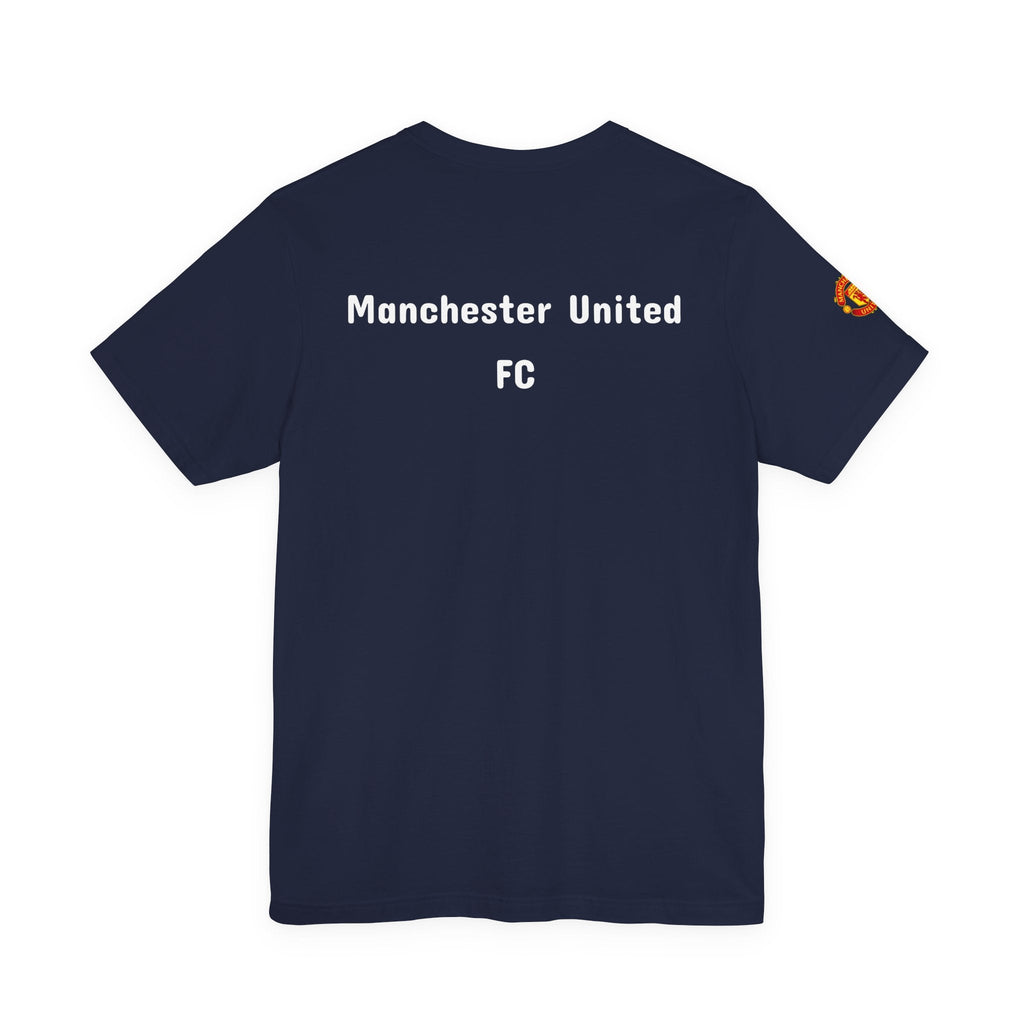 Manchester United Crest T-Shirt Soccer Club Logo Tee - Etna Gift