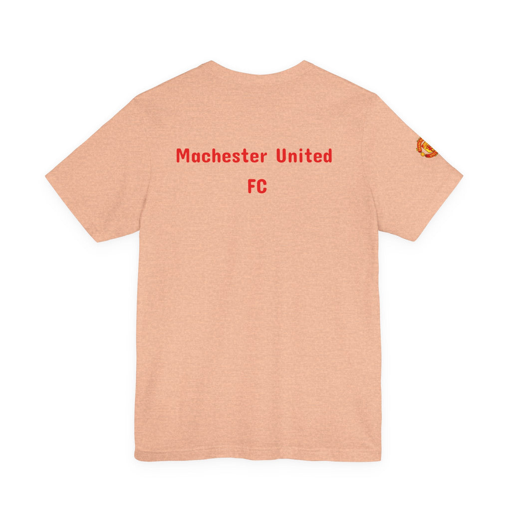 Manchester United Crest T-Shirt Soccer Club Logo Tee - Etna Gift