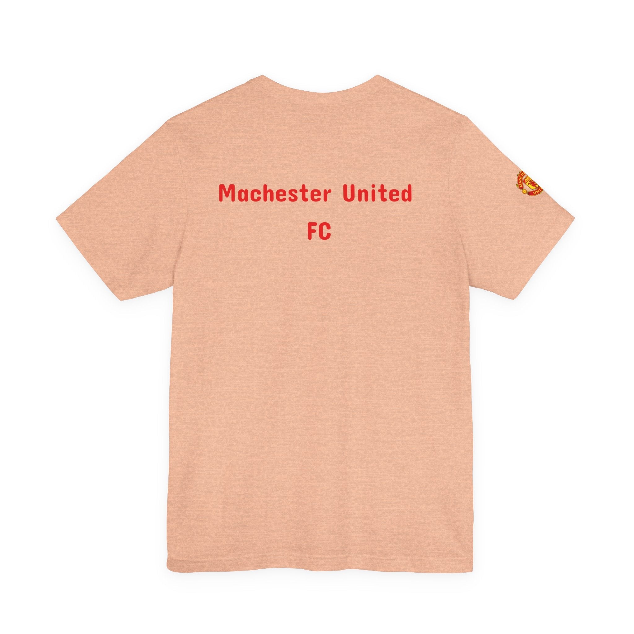 Manchester United Crest T-Shirt Soccer Club Logo Tee - Etna Gift