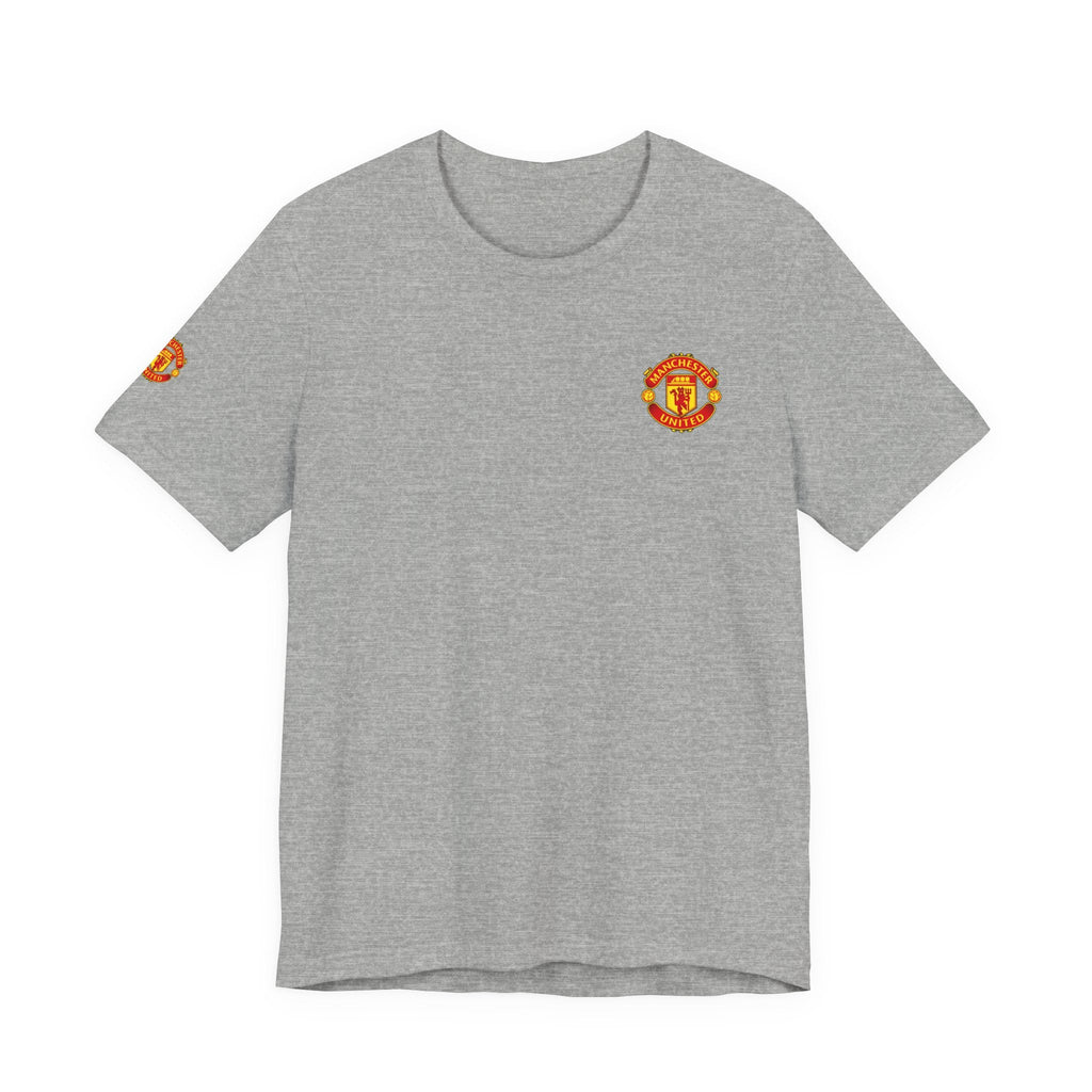 Manchester United Crest T-Shirt Soccer Club Logo Tee - Etna Gift