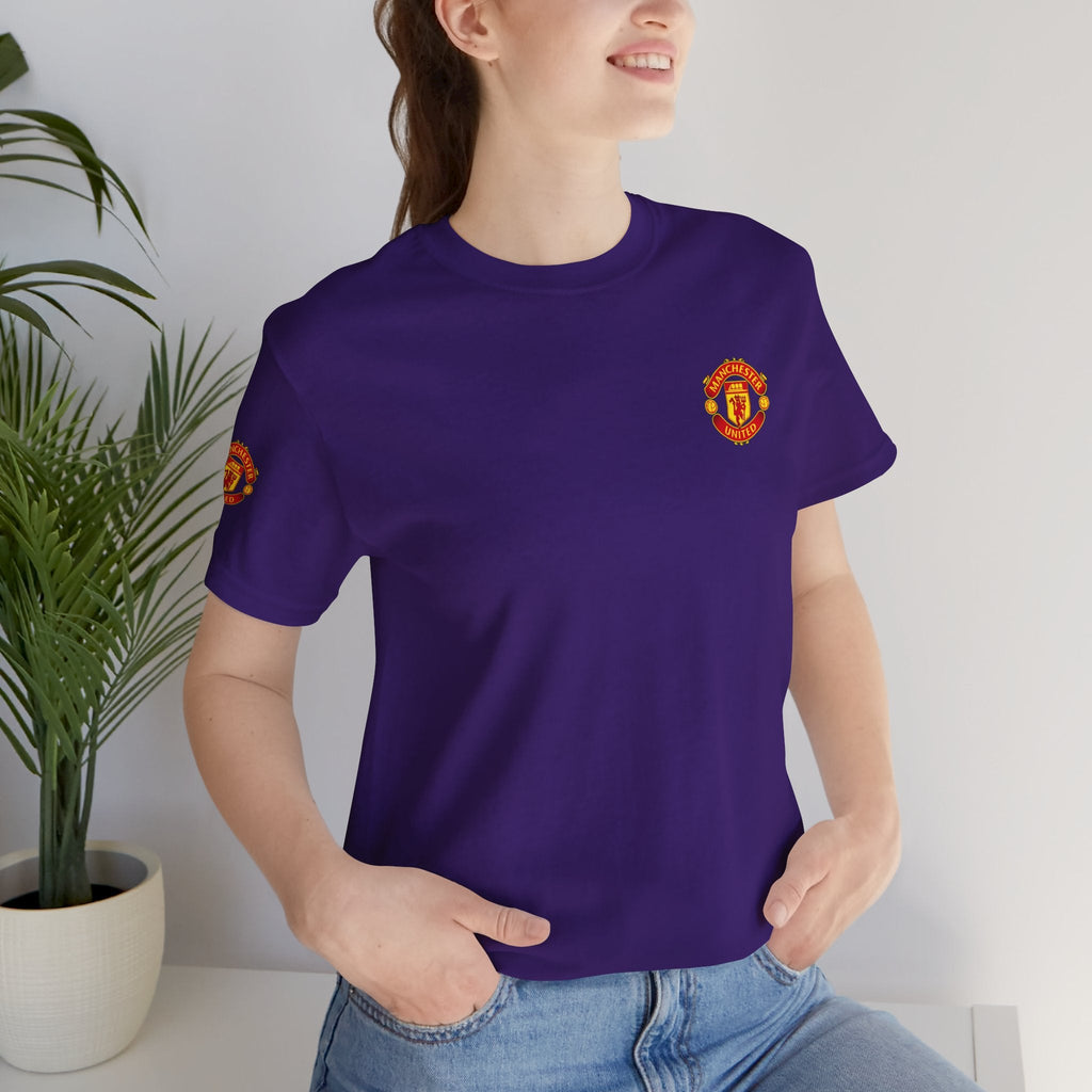 Manchester United Crest T-Shirt Soccer Club Logo Tee - Etna Gift