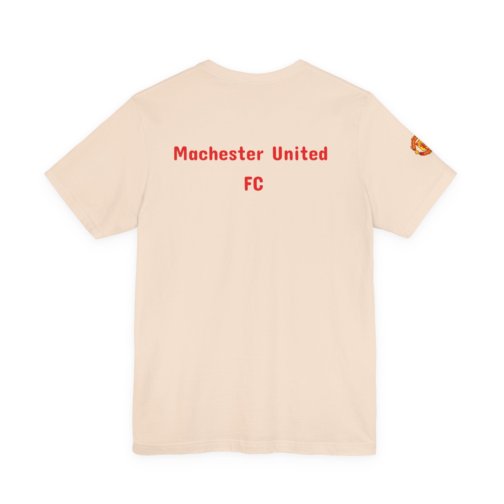 Manchester United Crest T-Shirt Soccer Club Logo Tee - Etna Gift