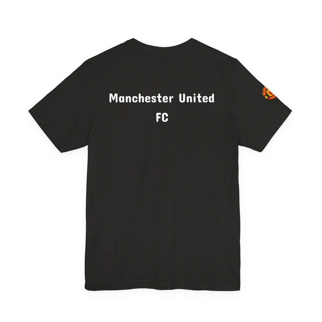Manchester United Crest T-Shirt Soccer Club Logo Tee - Etna Gift
