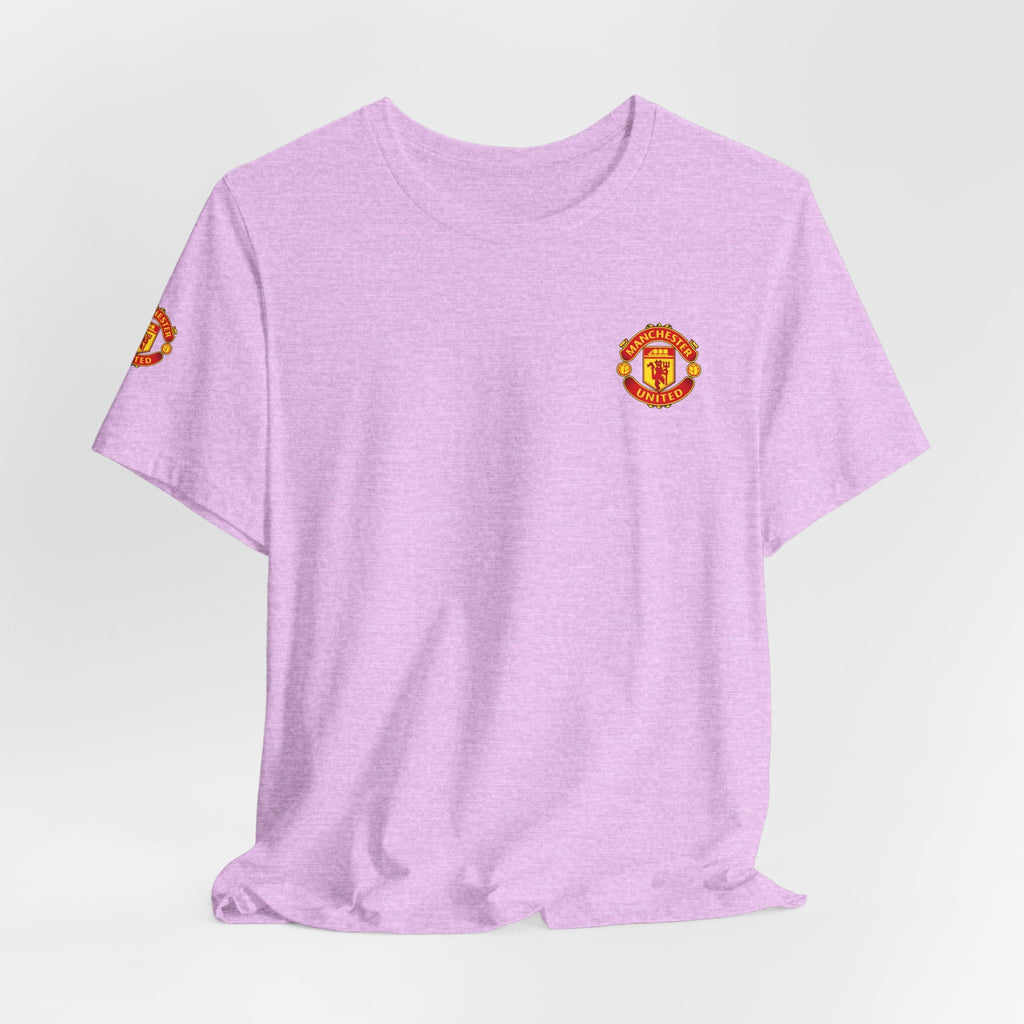 Manchester United Crest T-Shirt Soccer Club Logo Tee - Etna Gift