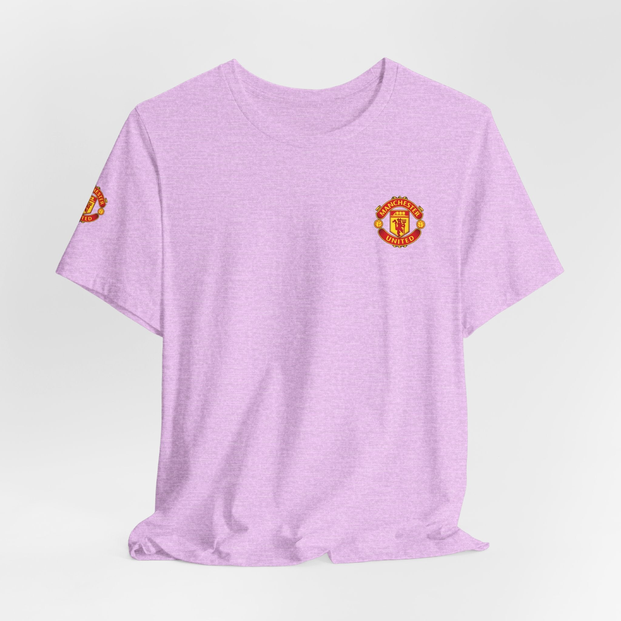 Manchester United Crest T-Shirt Soccer Club Logo Tee - Etna Gift