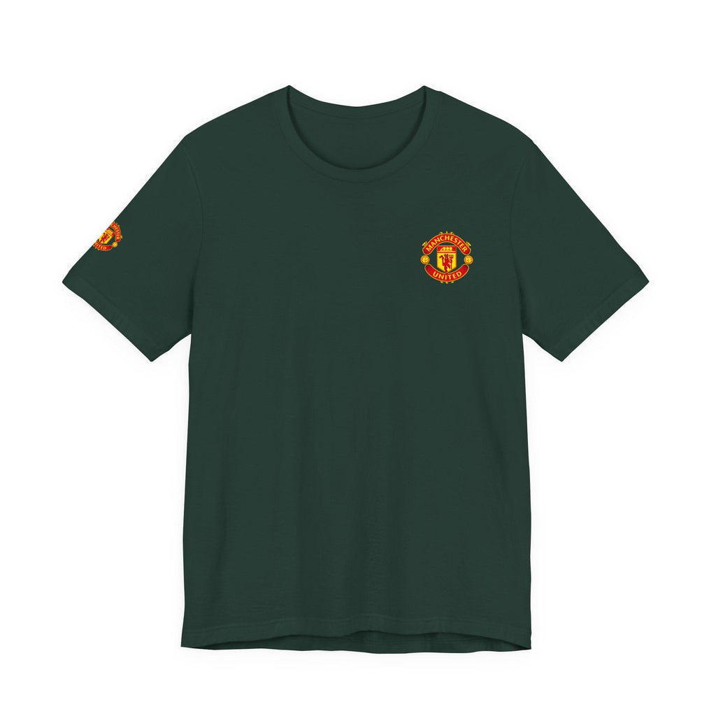Manchester United Crest T-Shirt Soccer Club Logo Tee - Etna Gift
