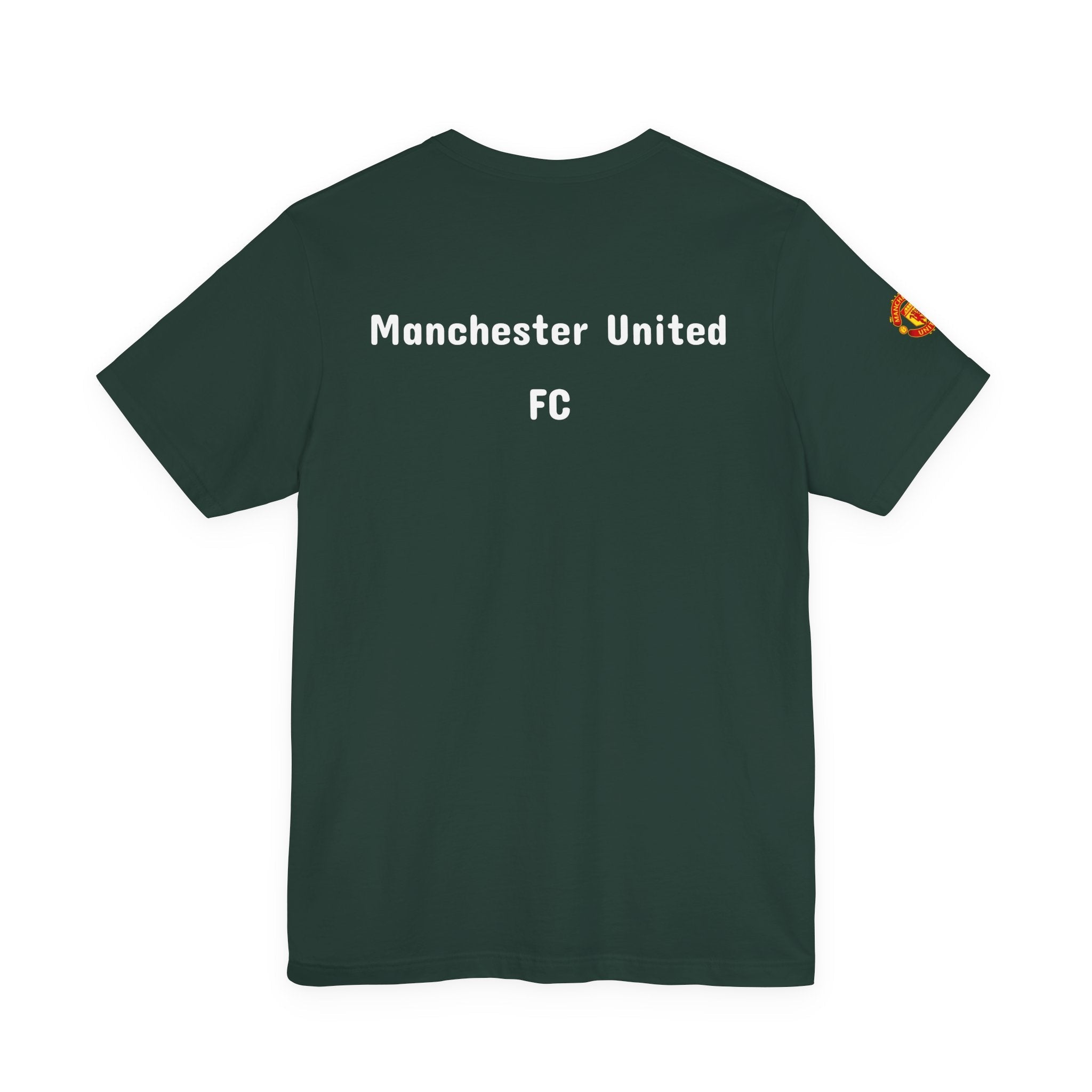 Manchester United Crest T-Shirt Soccer Club Logo Tee - Etna Gift