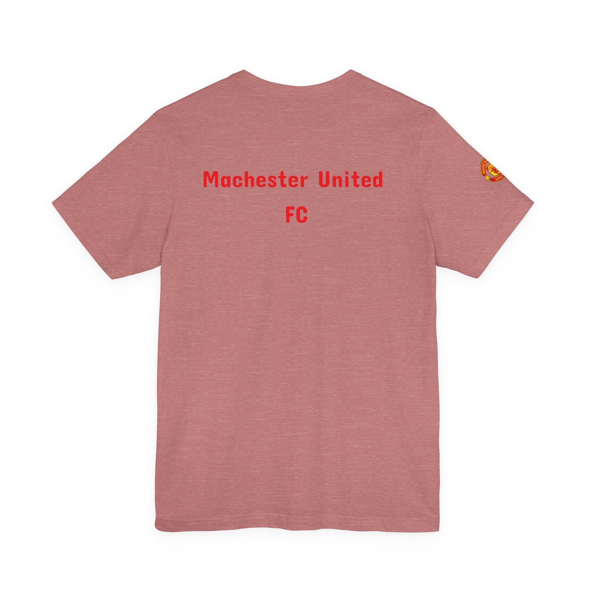 Manchester United Crest T-Shirt Soccer Club Logo Tee - Etna Gift