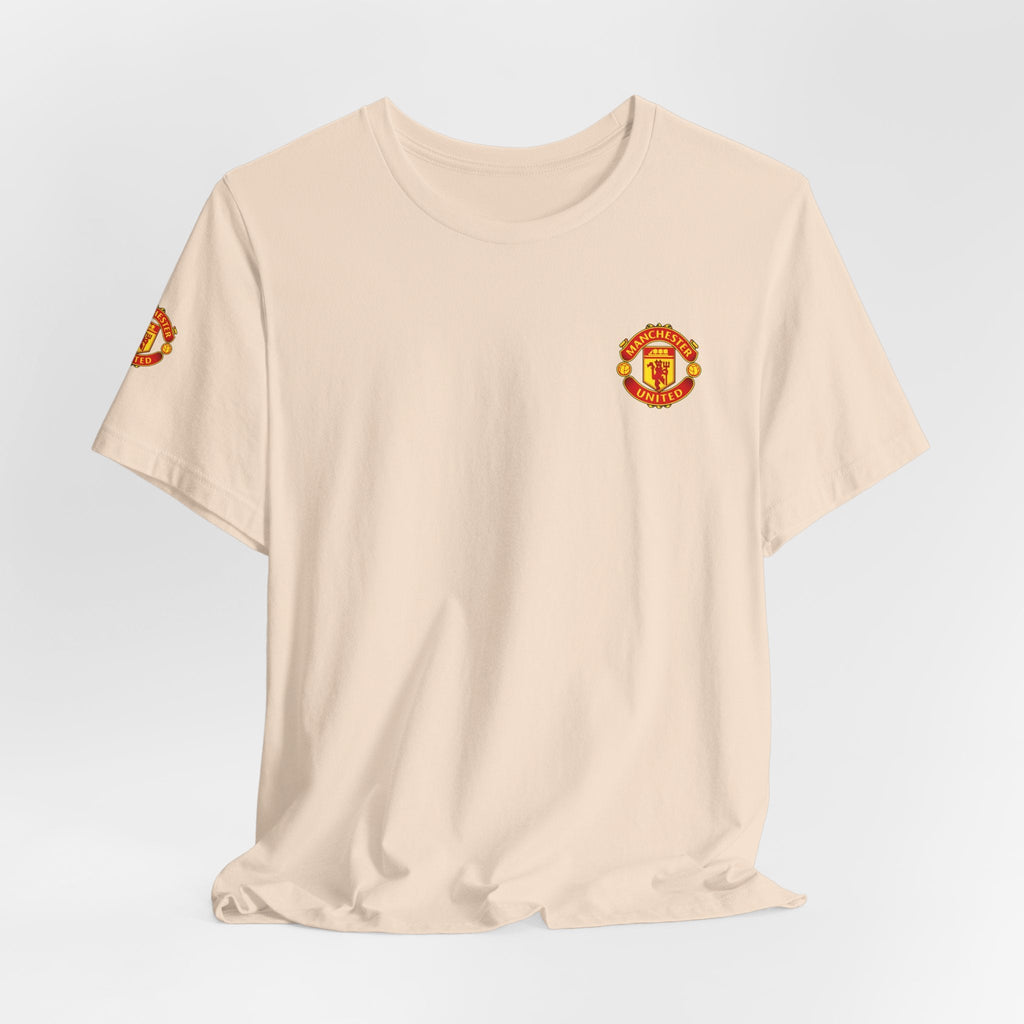 Manchester United Crest T-Shirt Soccer Club Logo Tee - Etna Gift