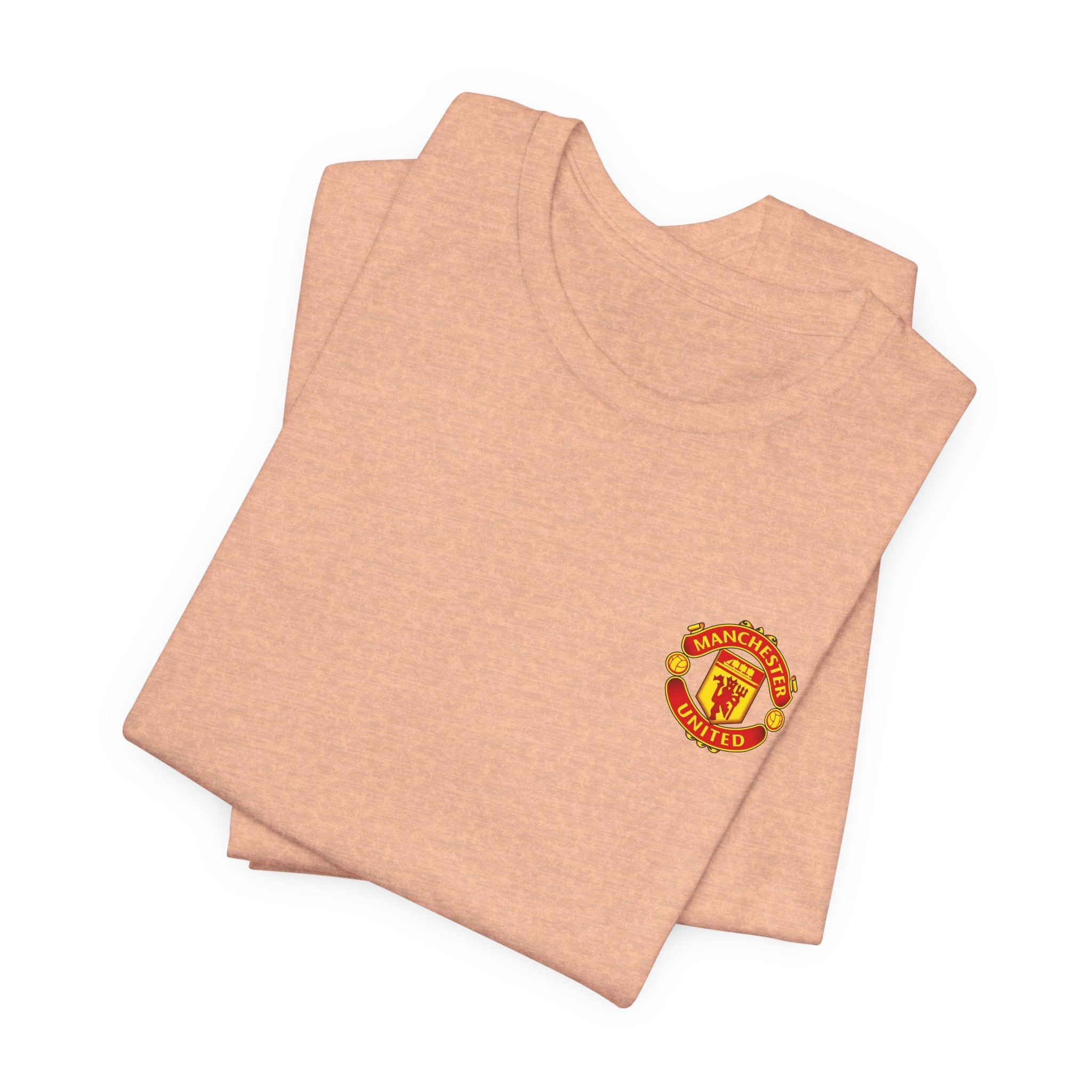 Manchester United Crest T-Shirt Soccer Club Logo Tee - Etna Gift