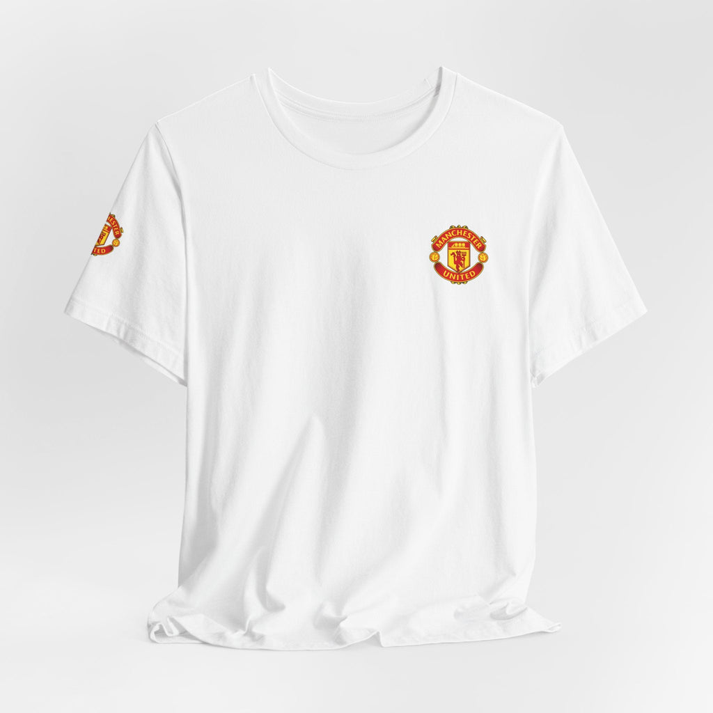 Manchester United Crest T-Shirt Soccer Club Logo Tee - Etna Gift